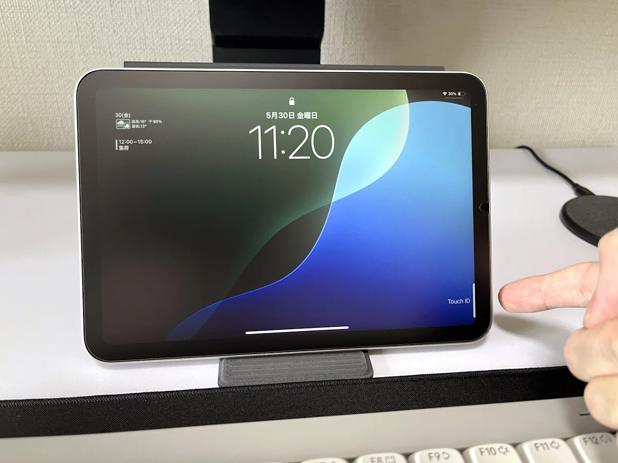 iPad miniの指紋認証を成功しやすくした話｜AIKE/あいけ🐈️趣味人