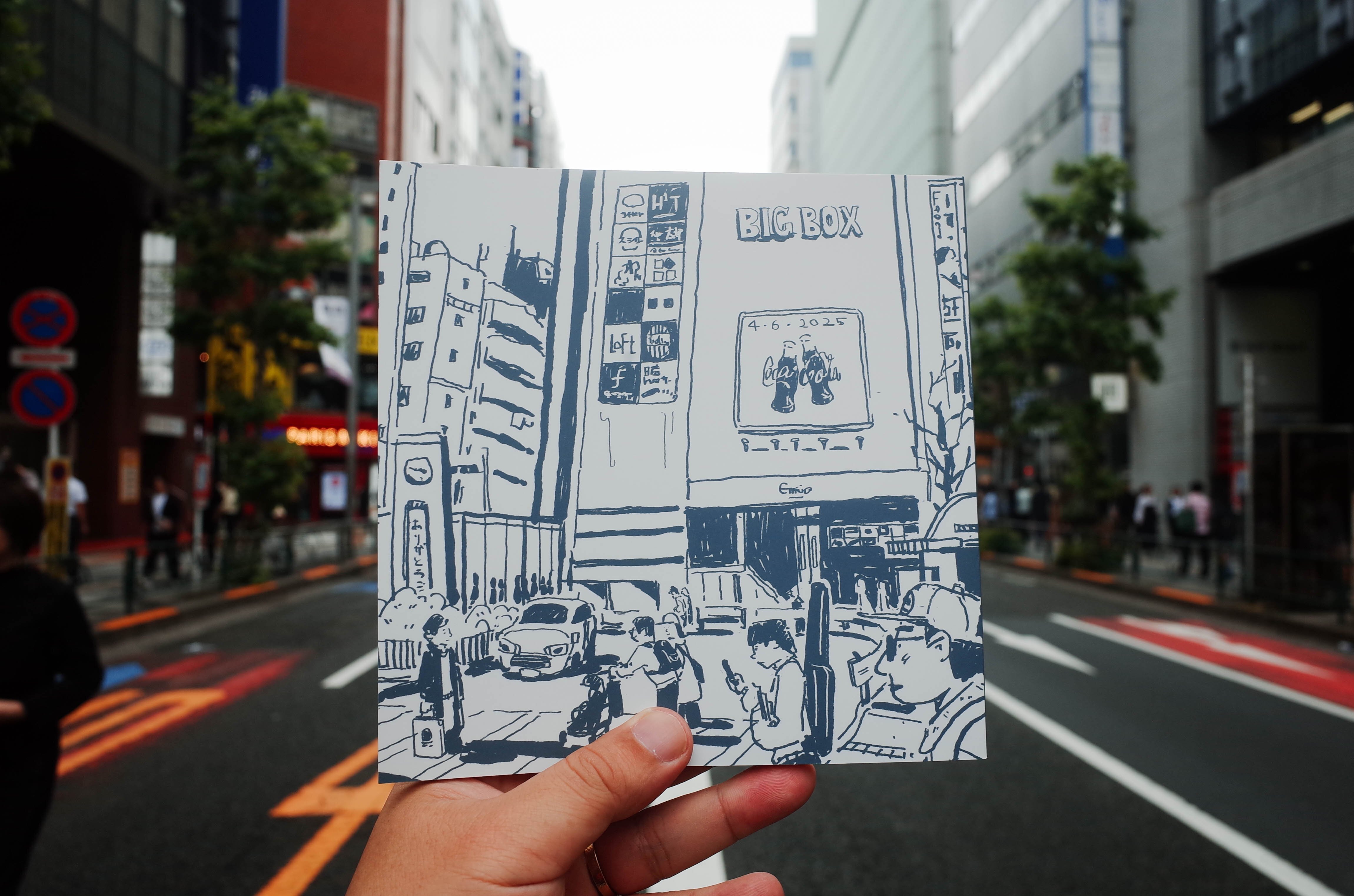 東京は、描いてみると少し違って見えた｜Kenta Shimbo