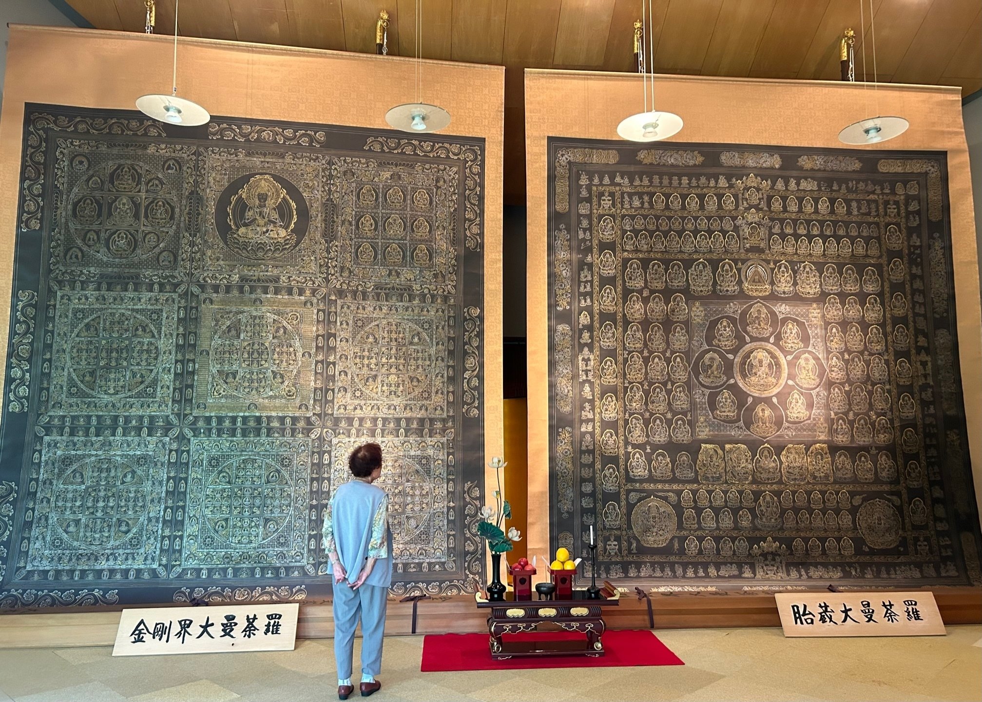3つの曼荼羅 神様 法楽寺 日本最大級の両界曼荼羅が並ぶ|達磨の眼【本伝統文化を