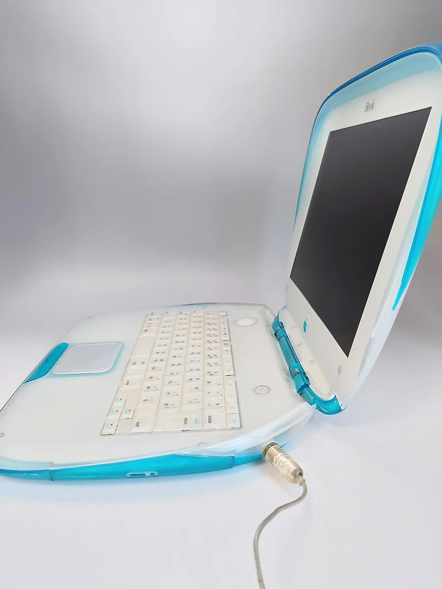 Apple iBook G3 クラムシェル ブルーベリー 起動OK ジャンク Apple iBook G3 Clamshell Blueberry (Works OK, Junk) | eBay