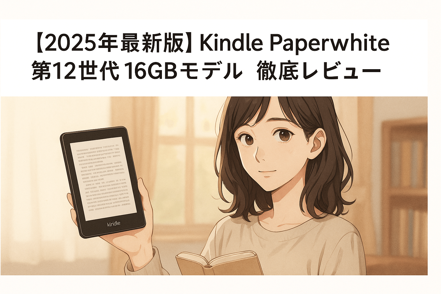 2025年最新版】Kindle Paperwhite 第12世代 16GBモデル徹底レビュー