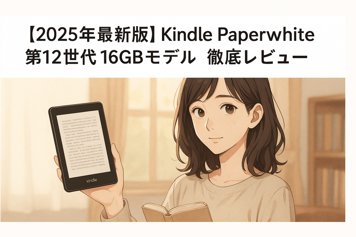 2025年最新版】Kindle Paperwhite 第12世代 16GBモデル徹底
