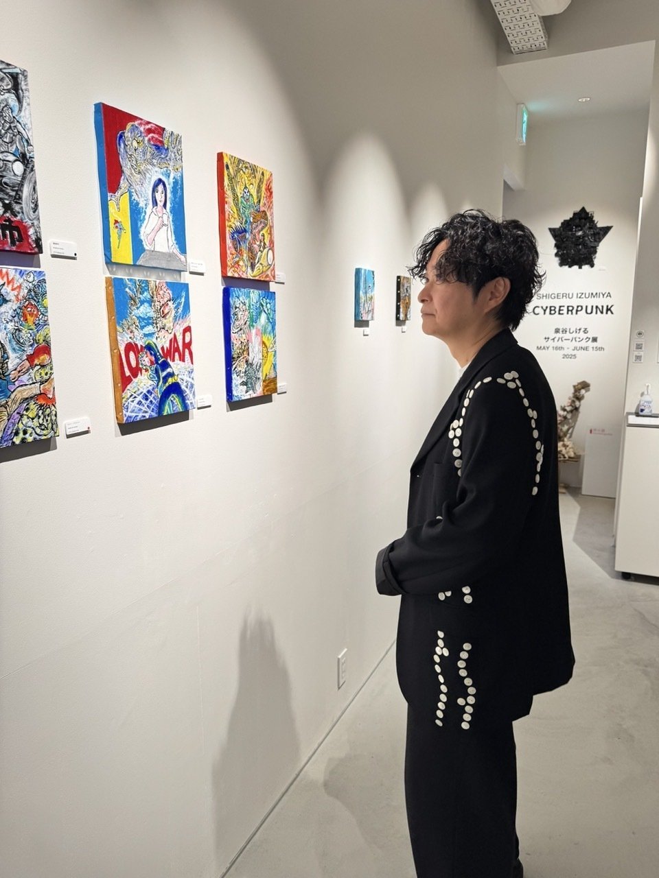 絵と歌と生き様がダイレクトにくるよ。泉谷しげる 個展