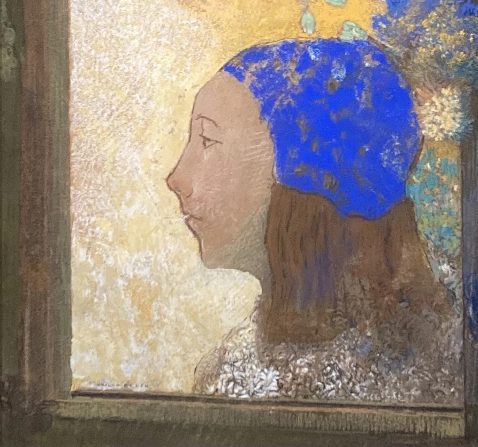子供のためのオルセー美術館(196)青い色はどこから/ルドン・パステルの