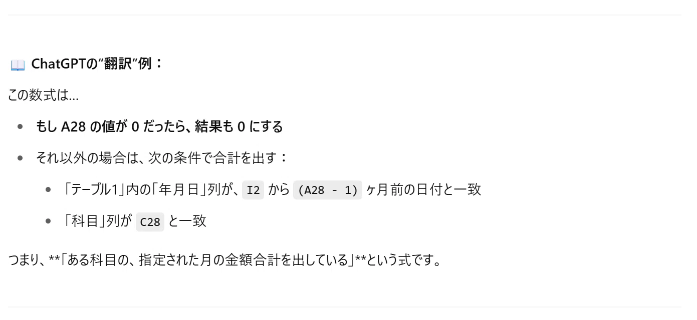 For now, let's have ChatGPT read Excel formulas｜よんごうき＠AIに仕事奪われる人