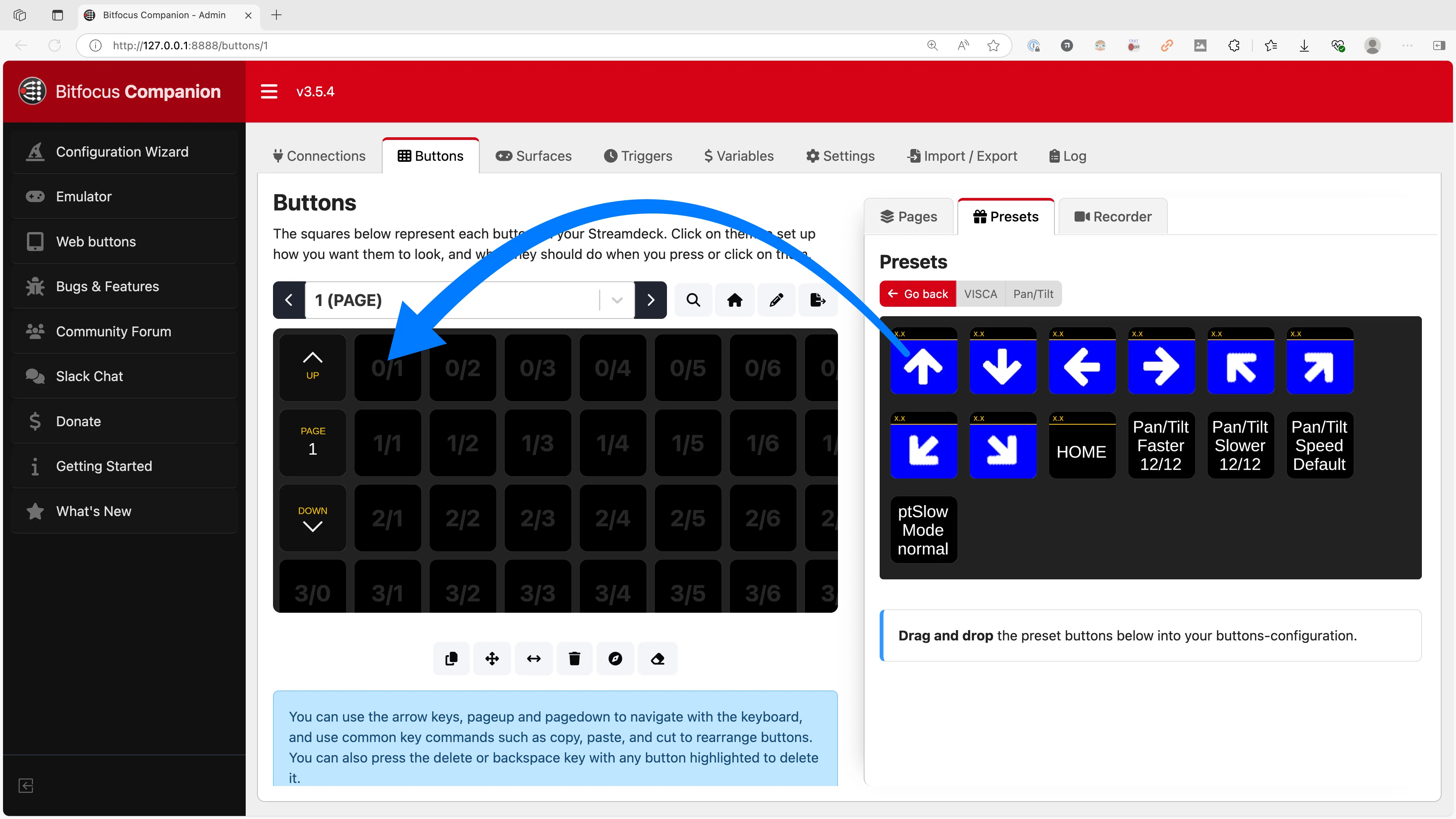 PTZカメラをStream Deckから操作する 〜VISCA over IPを使い、OBSBOT