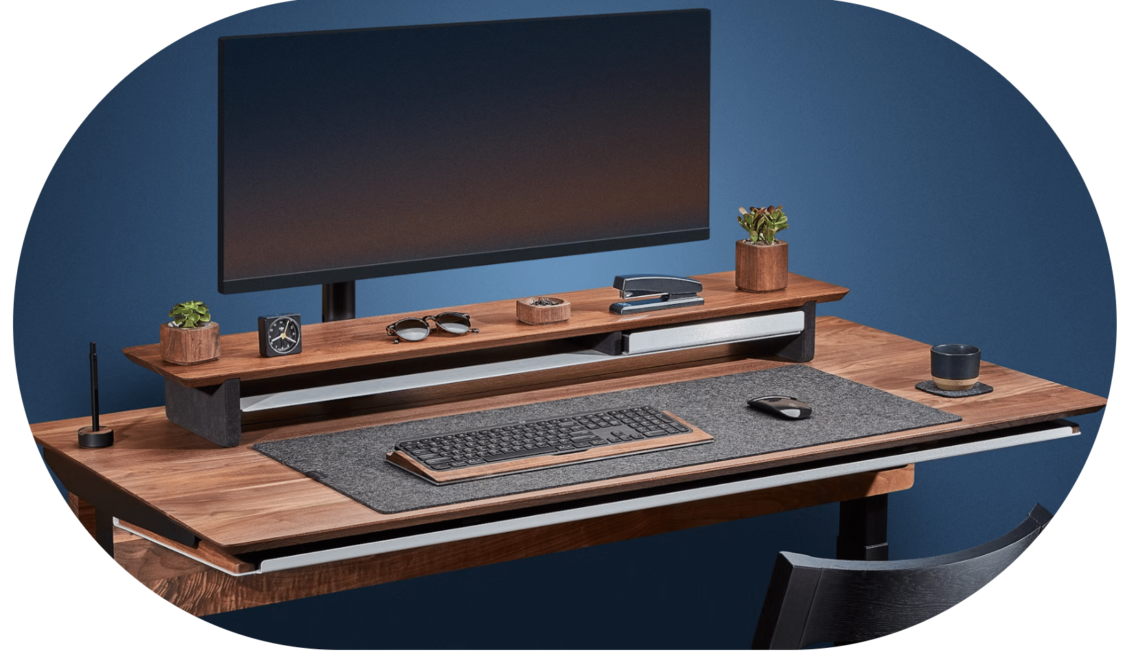 Grovemade グローブメイド デスクシェルフ M ウォールナット Grovemade グローブメイド デスクシェルフ M ウォールナット