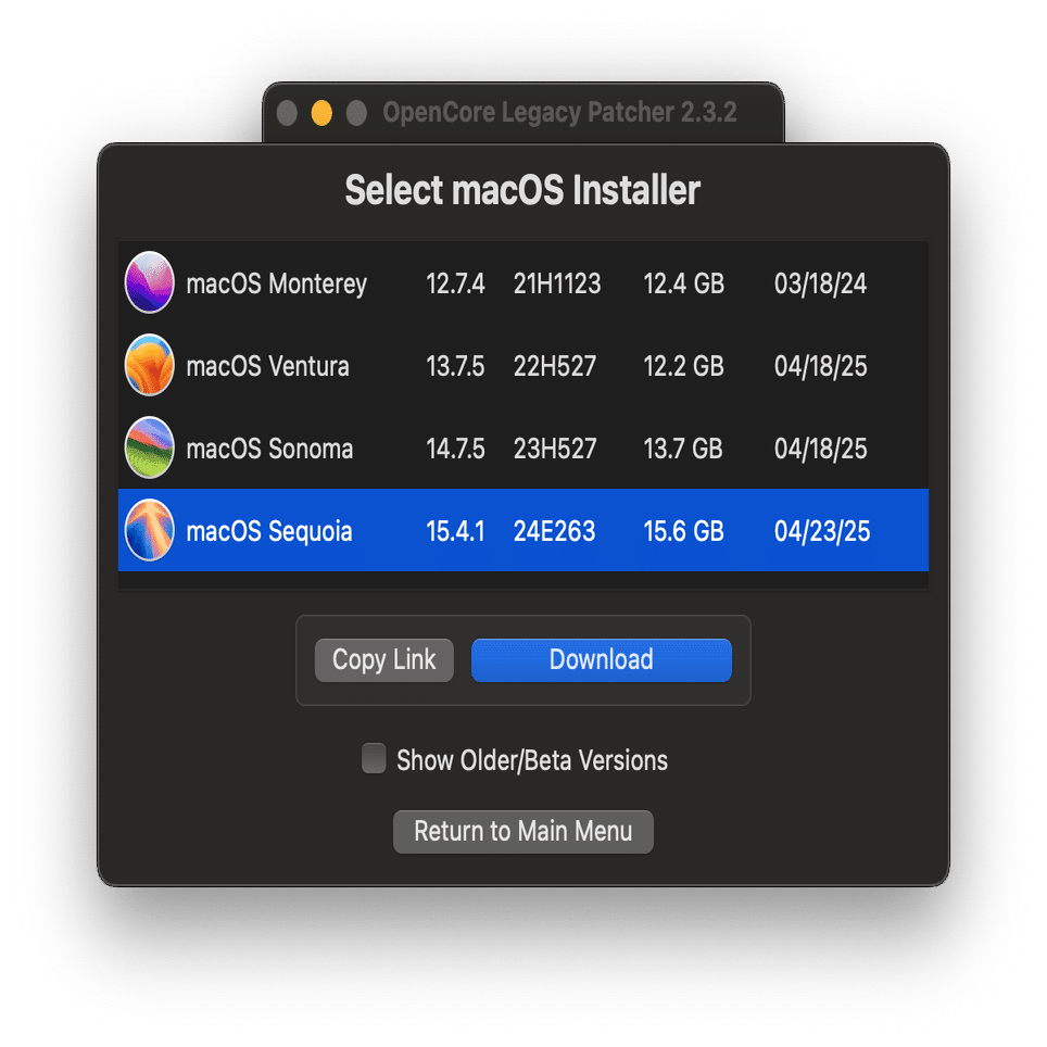 MacBook Pro (15インチ, Mid 2015）にmacOS 13 Venturaをインストール