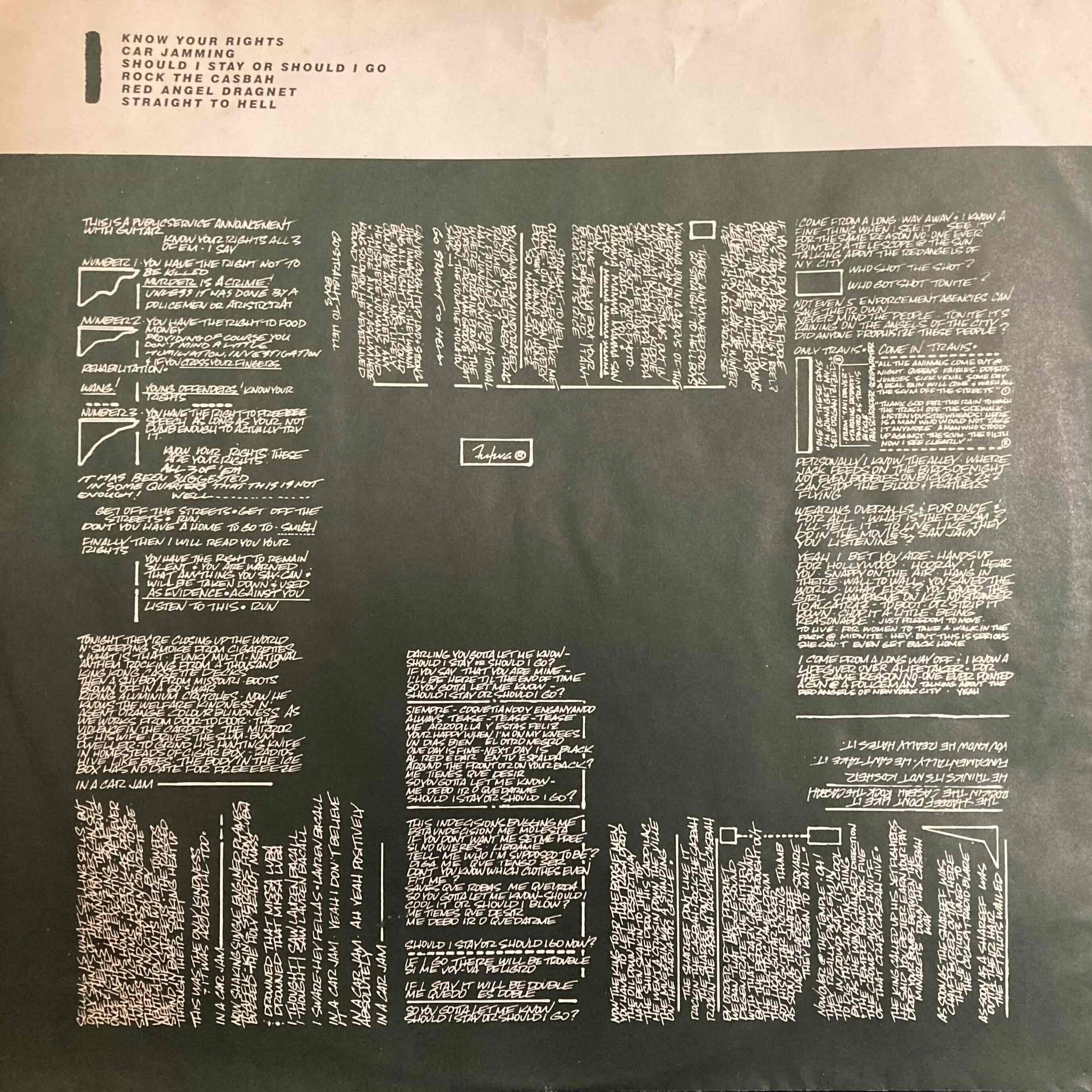 The Clash [Combat Rock ] CBS -FMLN 2 ｜naruru's Record