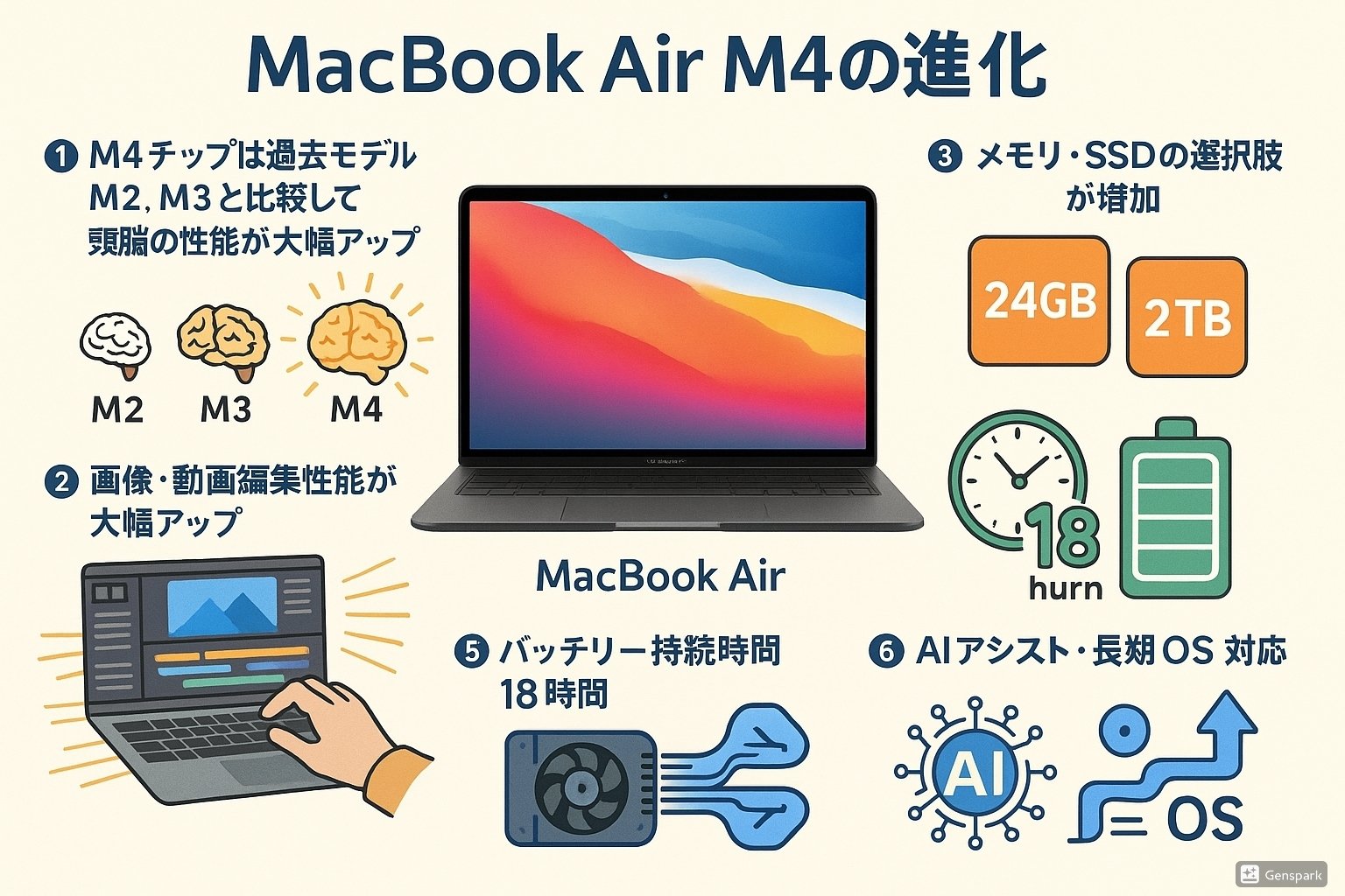 MacBook Air M4 15インチ 512GB 24GB 充放8回 us MacBook Air M4 13