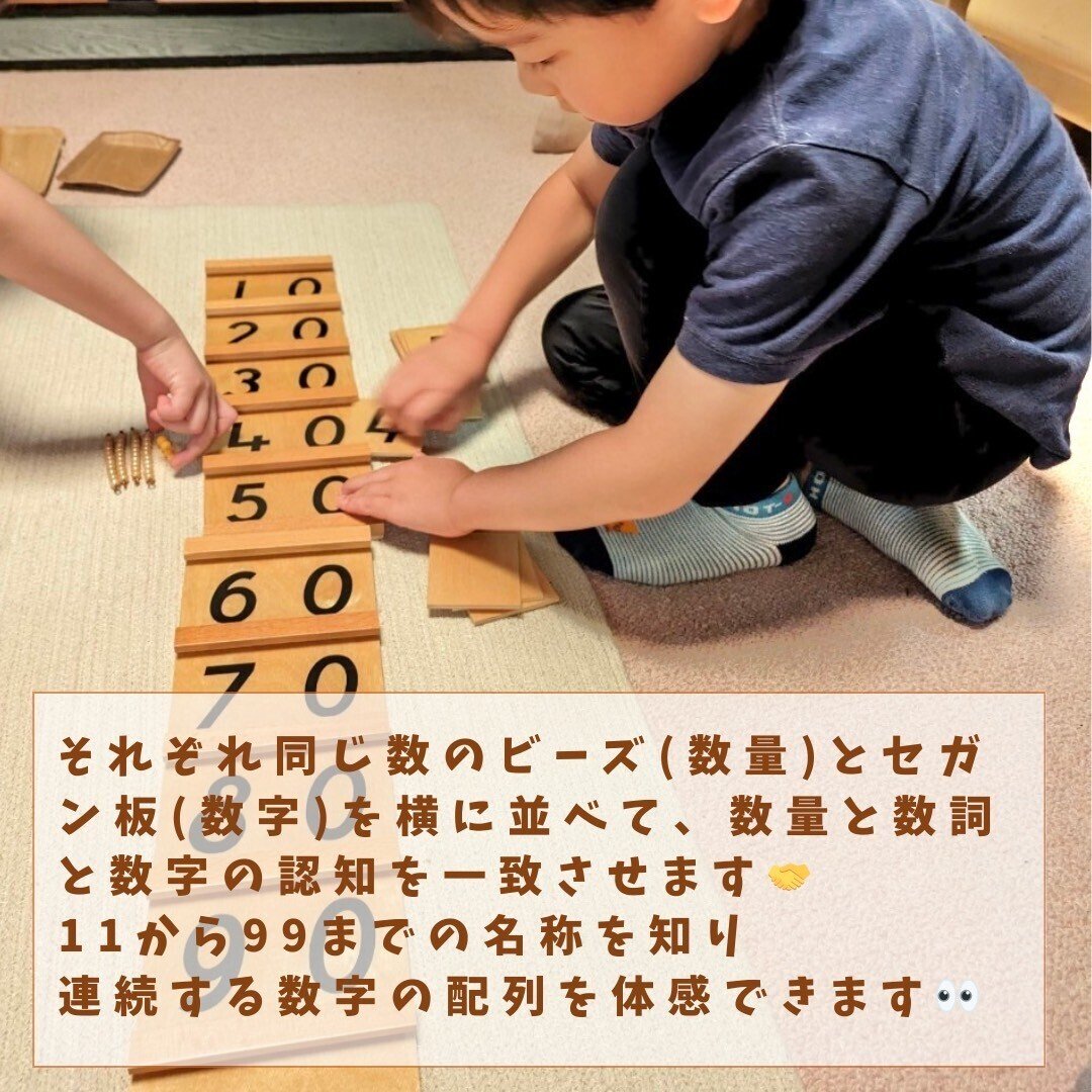✨楽しみながら数字の世界へ！モンテッソーリ教具「セガン板」で学ぶ数