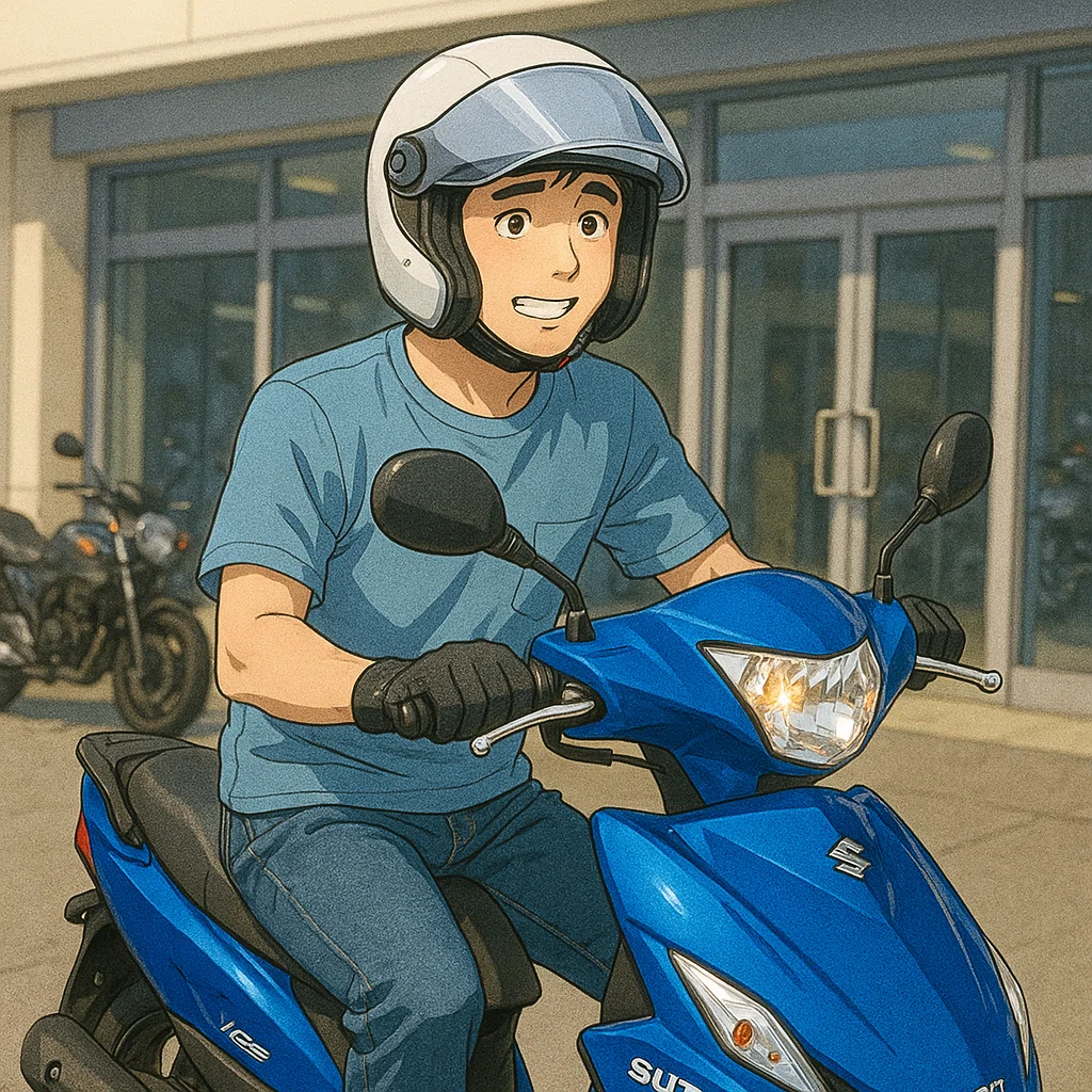 初の原付二種、スズキ「アドレスV125S」購入から乗り出しまでの話