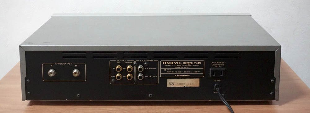 ONKYO Integra T-419 内部調査記録｜BLUESS Laboratory