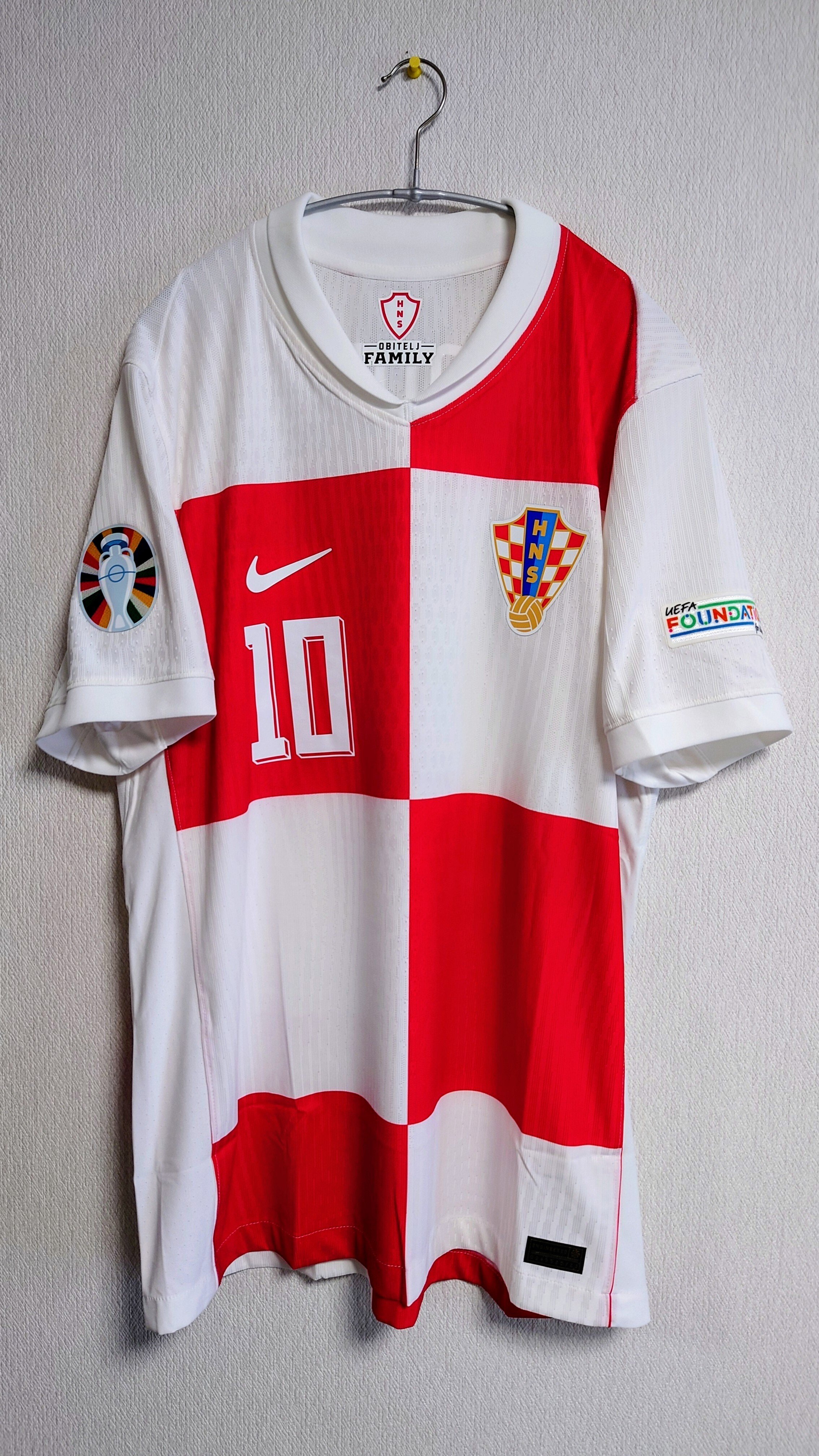 DAY70】2024 Croatia Home ＃10 Modrić（not for sale）｜tekko