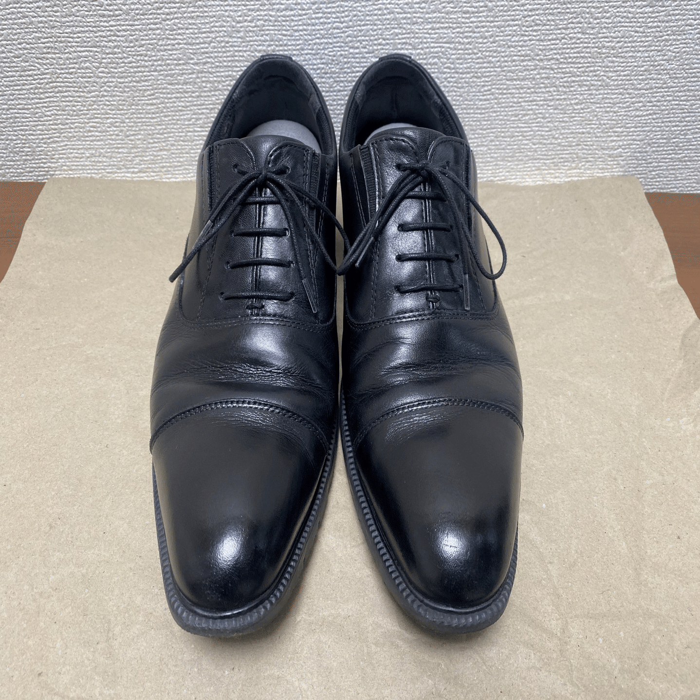 初めての革靴鏡面磨きwithサフィールノワール｜おすし＠ソロ活