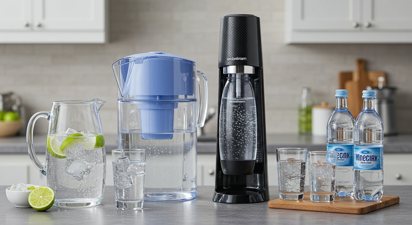 ソーダストリームで使える様々な種類の水