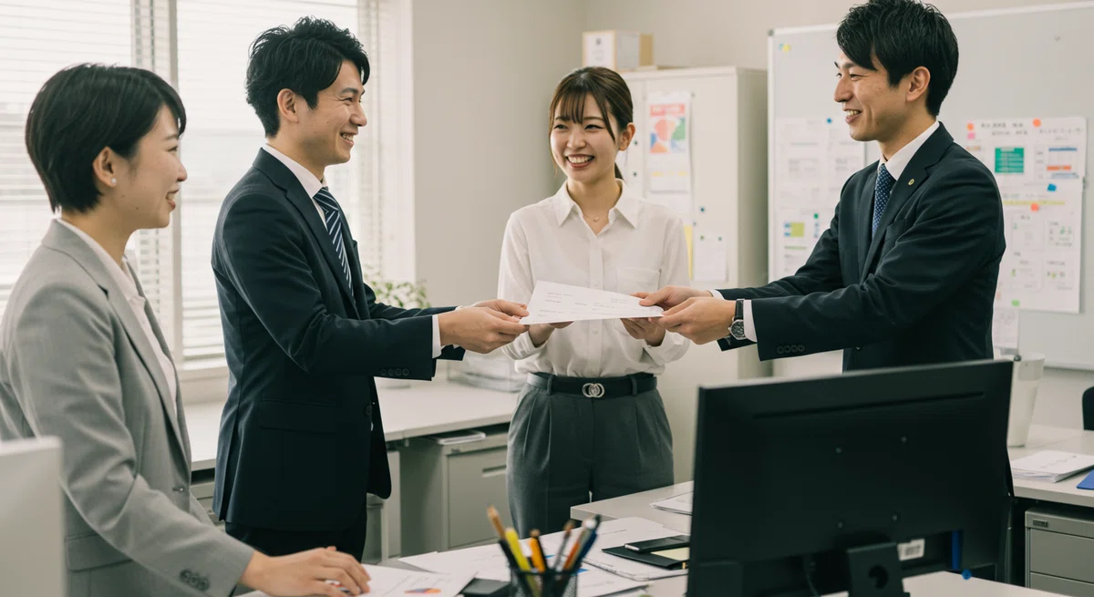 信頼関係を築くために協力する同僚たち