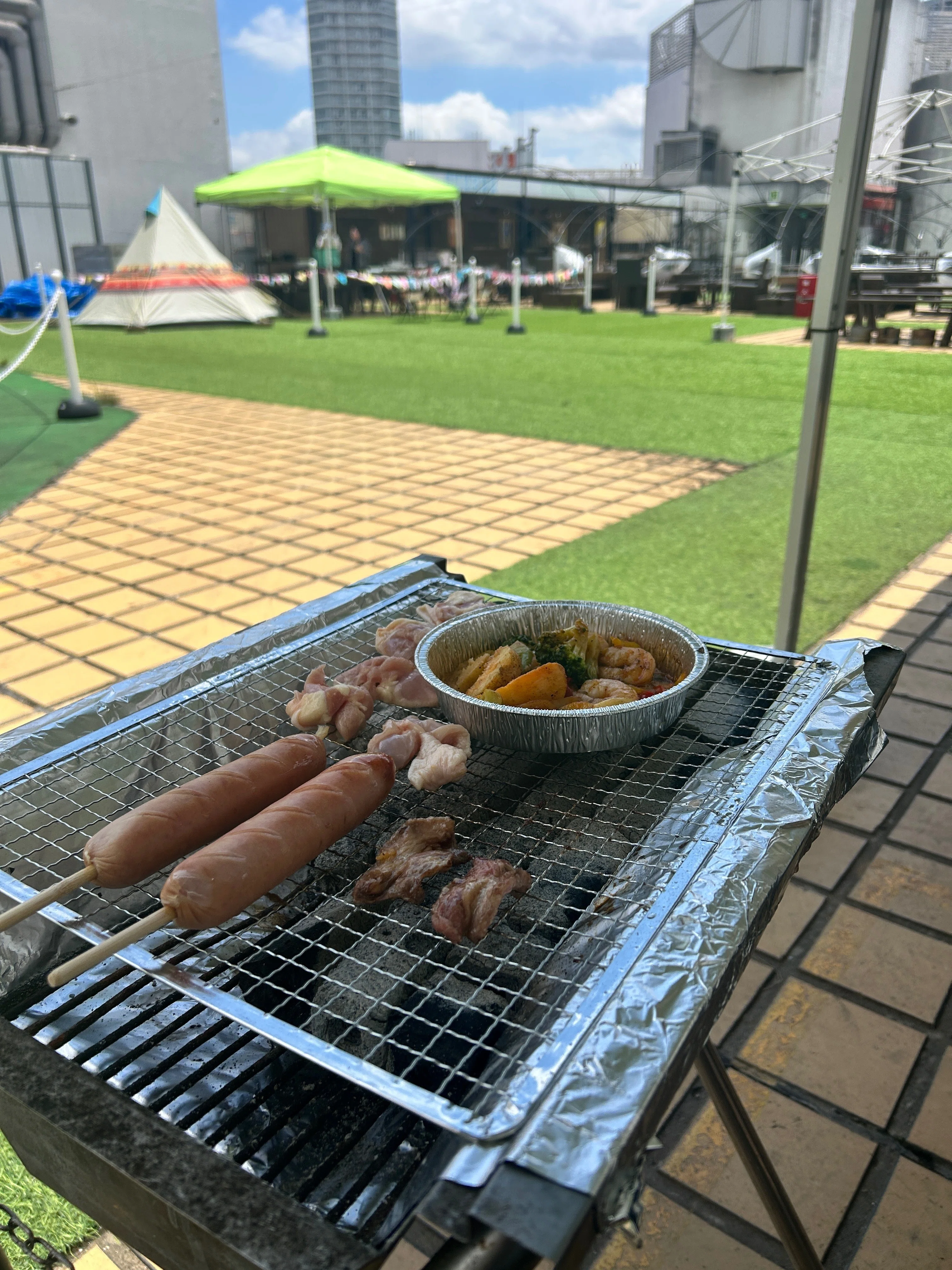 Hands-free BBQ Experience! The sense of openness and convenience