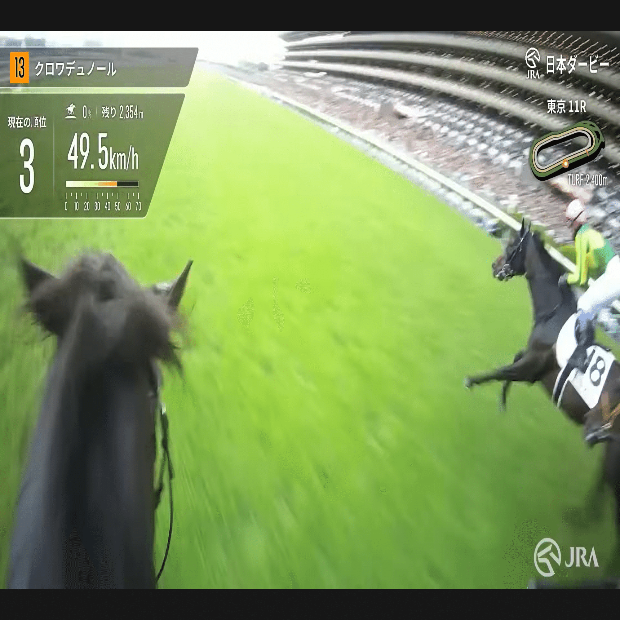 25年日本ダービーを振り返る～動かない隊列と線で繋がった意味のある