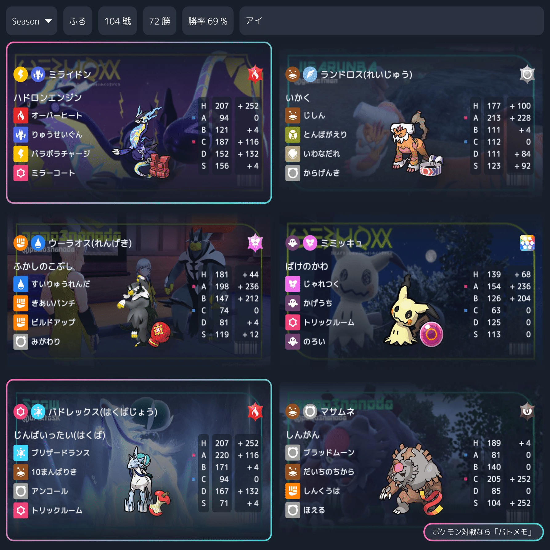 S30 最終313位レート1951 未来白馬］｜ふる