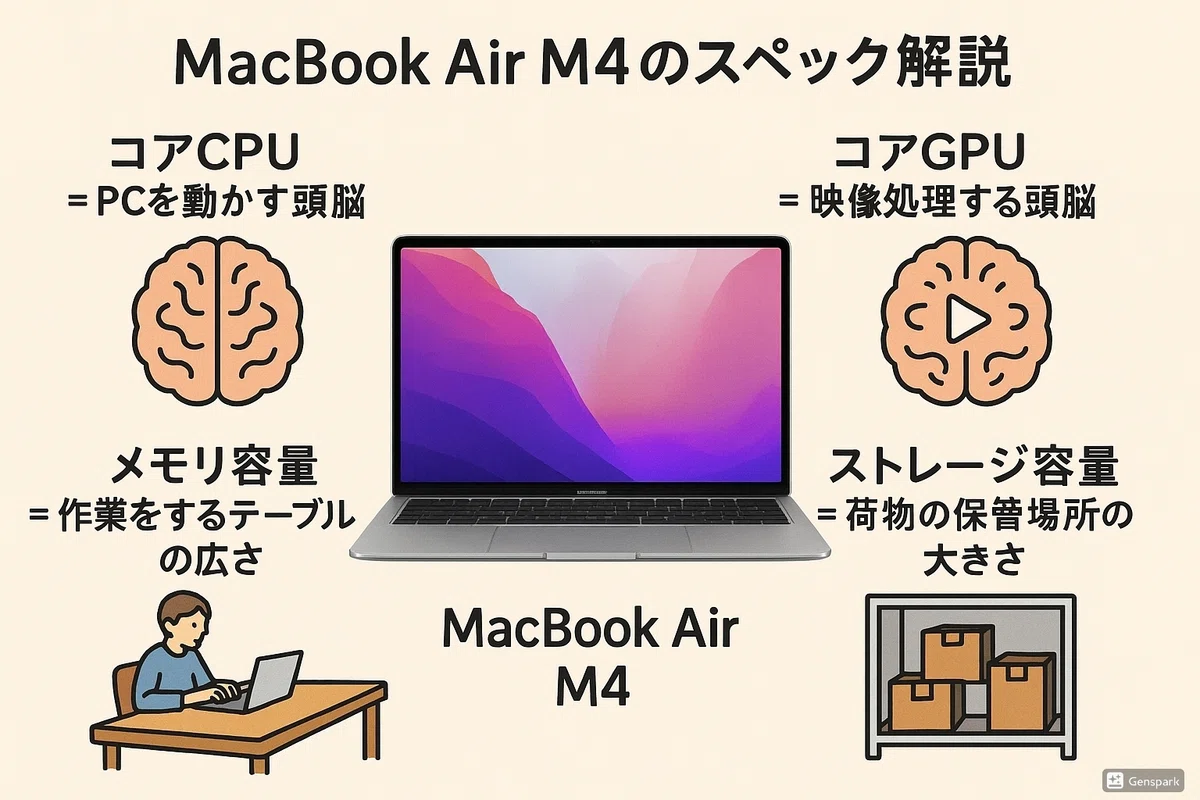 MacBook Air M4 24GBも必要かメモリ容量おすすめ｜Appleとカメラが 