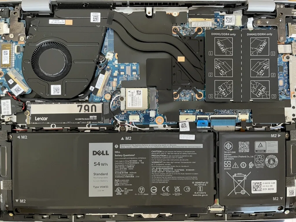 DELL Inspiron 14のメモリ増設8GBとストレージ交換2TBの部品選びと作業