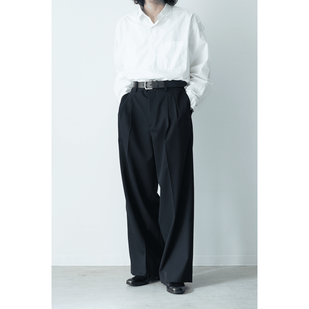 パンツ ssstein Long Wide Trousers ssstein / シュタイン】LONG WIDE TROUSERS - MILITARY KHAKI