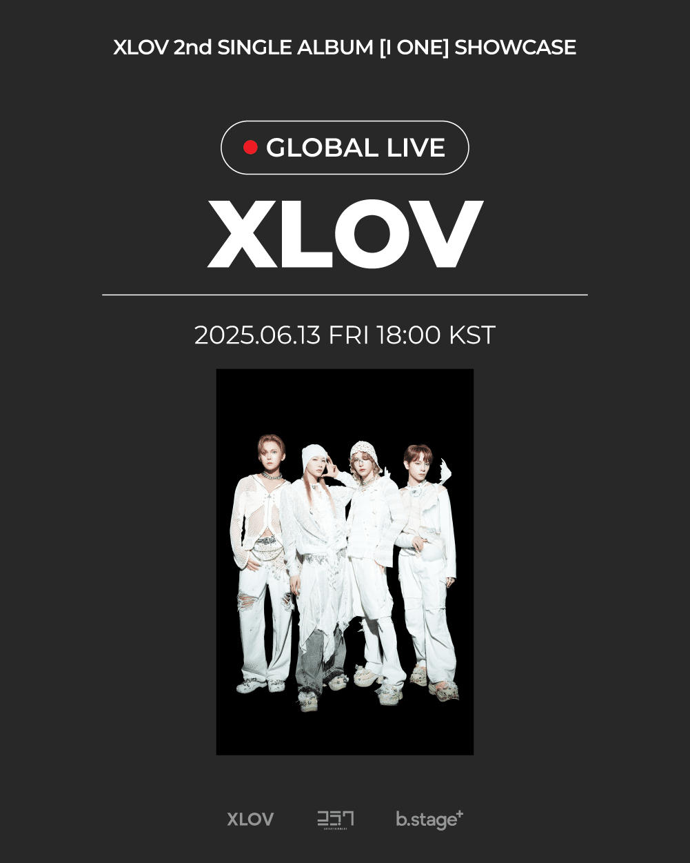 XLOV、6月13日に2ndシングル発売記念ショーケースのライブ配信