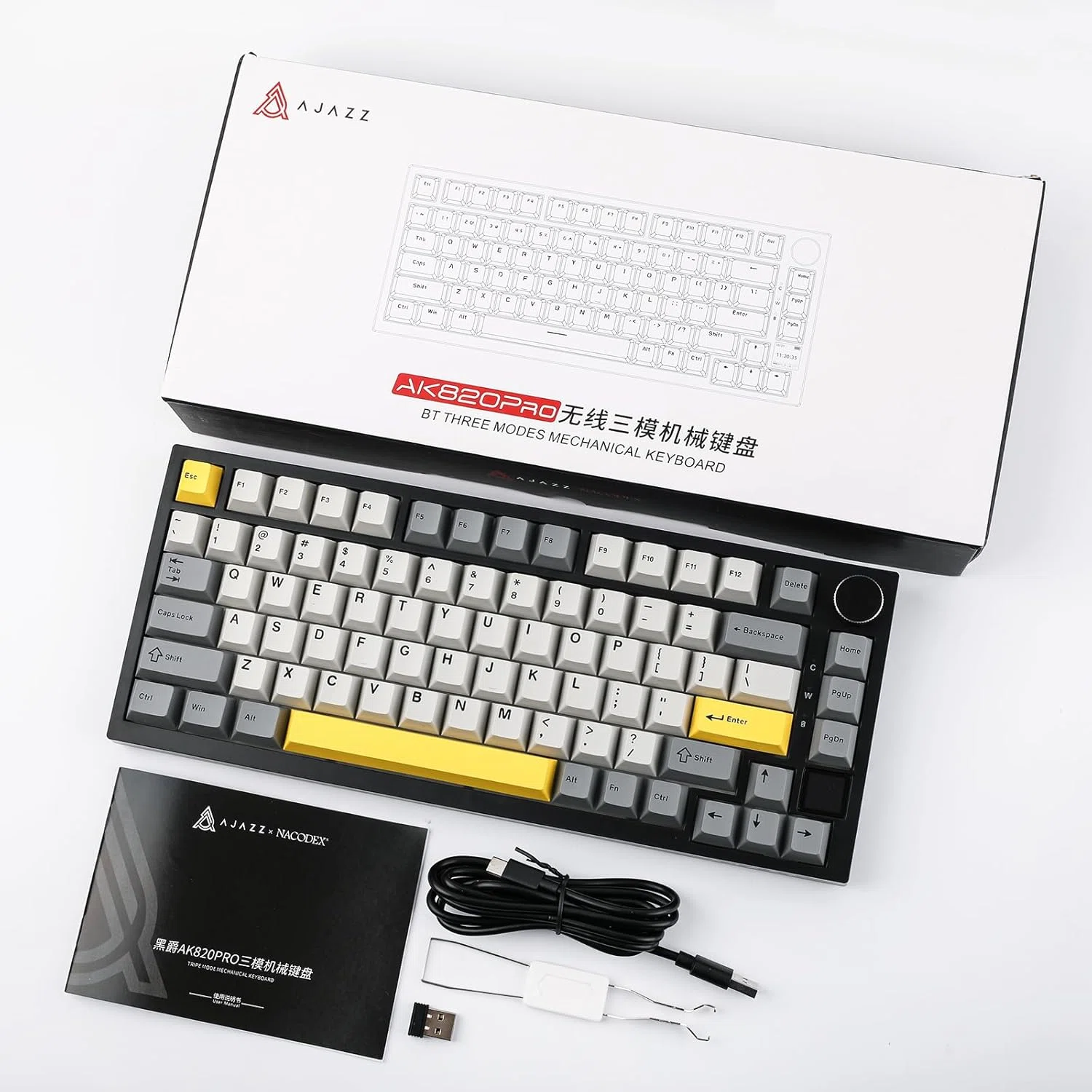 EPOMAKER Ajazz AK820 Pro 75% ゲーミングキーボード｜GetGadgetGot