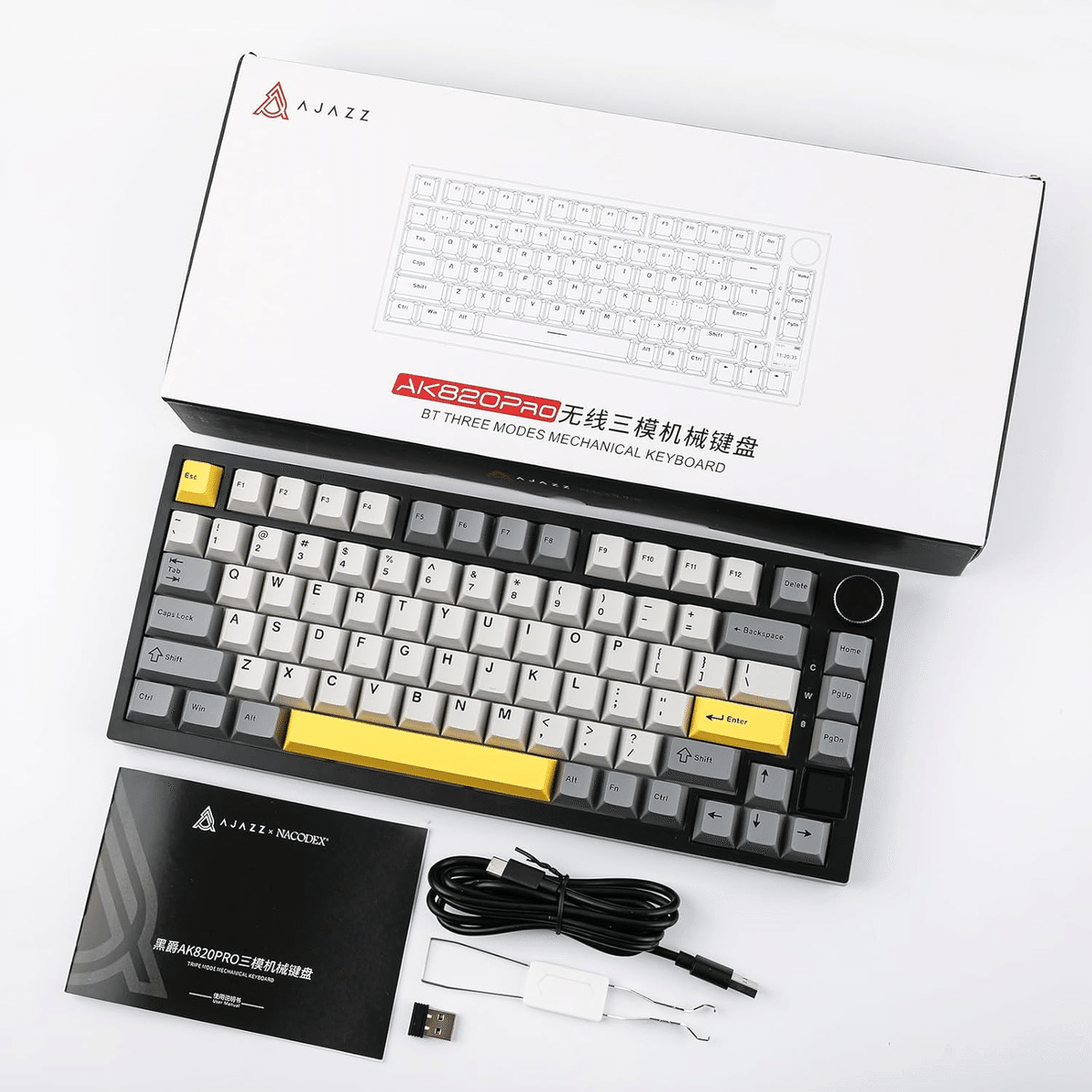 EPOMAKER Ajazz AK820 Pro 75% ゲーミングキーボード｜GetGadgetGot