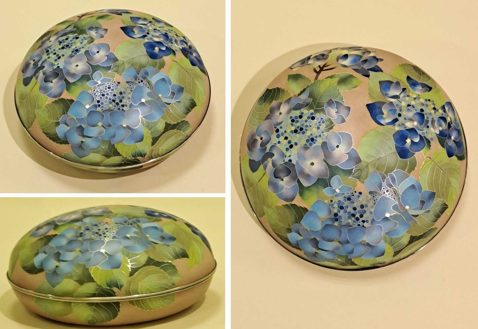 第65回東日本伝統工芸展」日本橋三越：有線七宝の和模様、絵柄に注目