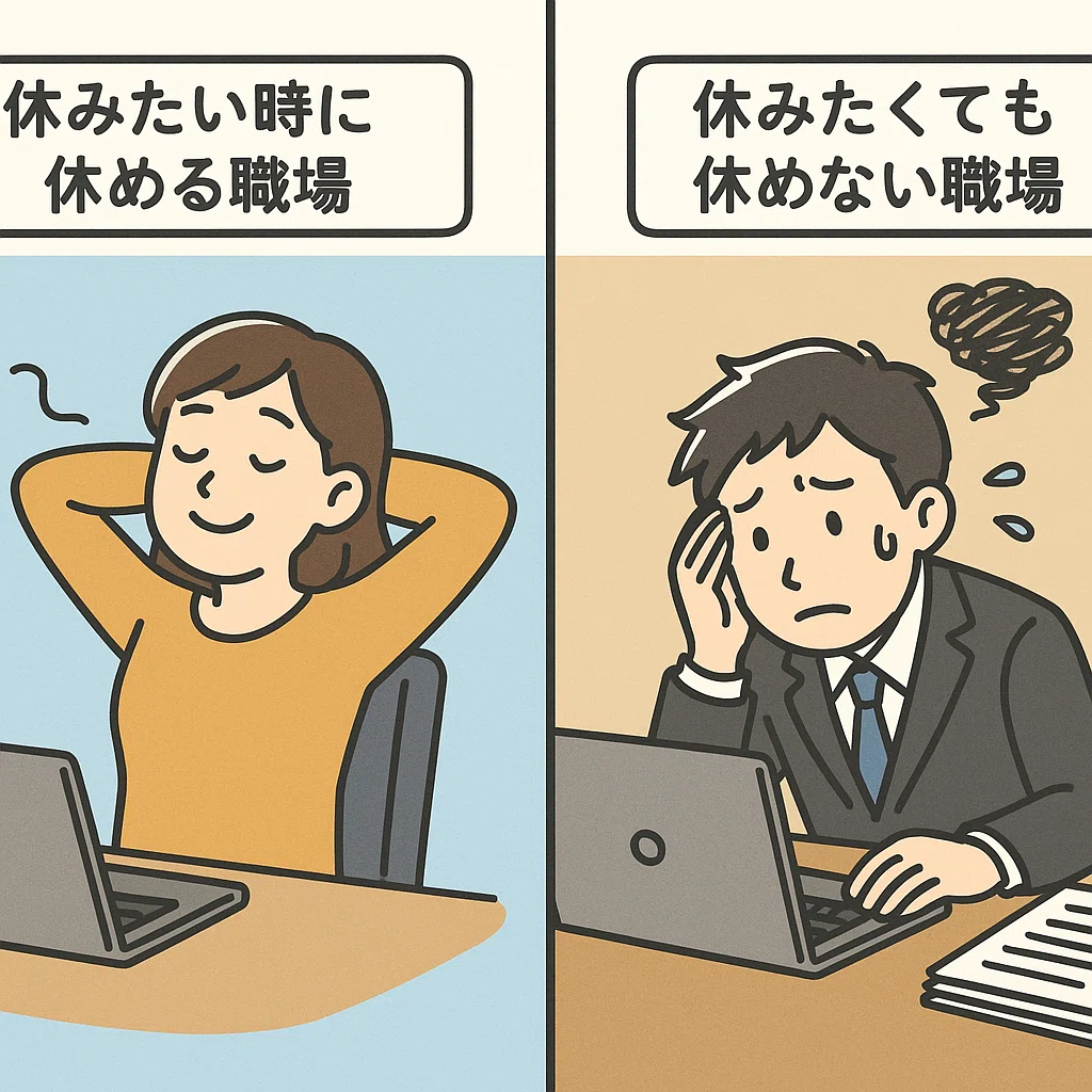 休みたい時に休める職場と休みたくても休めない職場、どちらが良い?|ユーリ@副業webライター