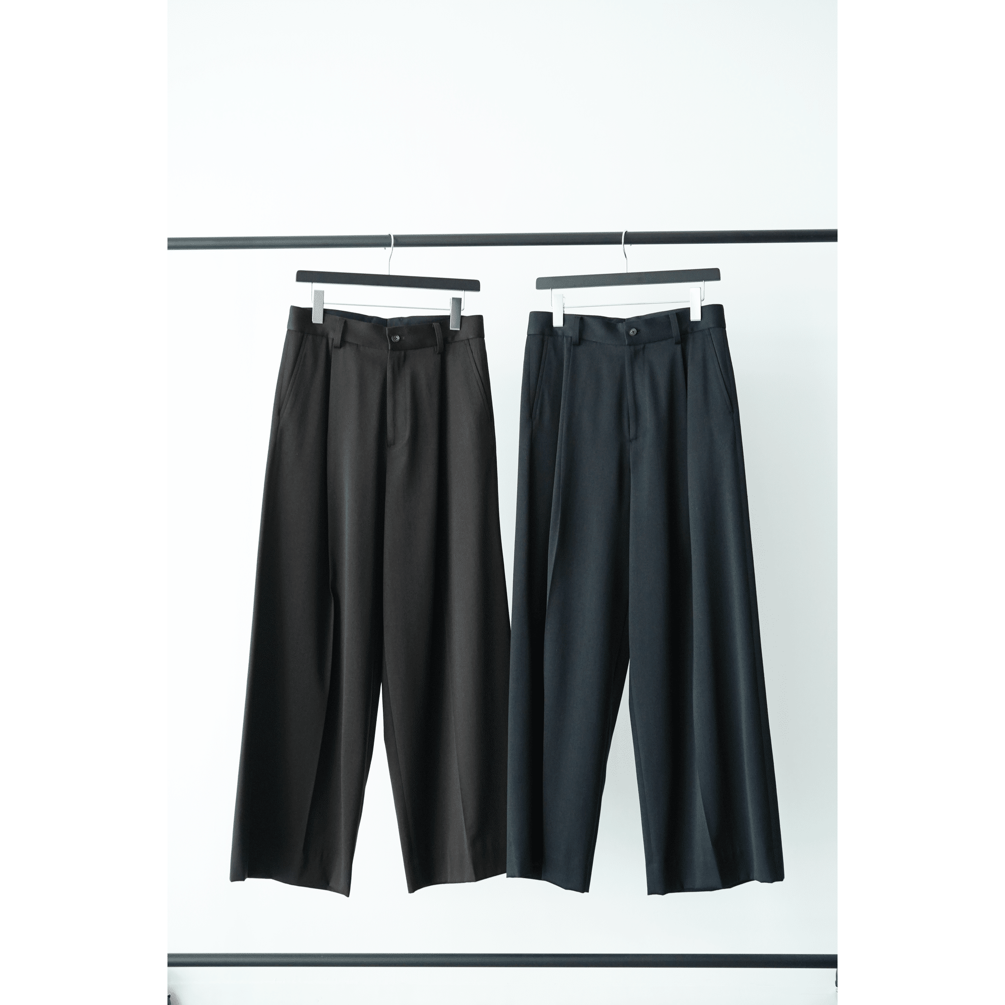 パンツ ssstein W/SI SATIN EXTRA WIDE TROUSERS SSSTEIN 