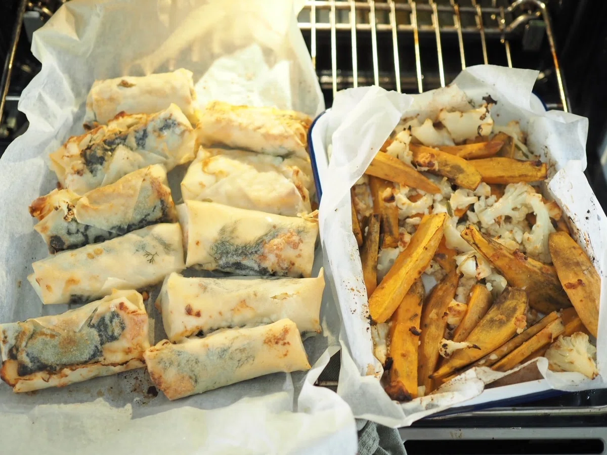 [Recipe] Traveling Spring Rolls, Destination Greece: Wrapped in Feta ...