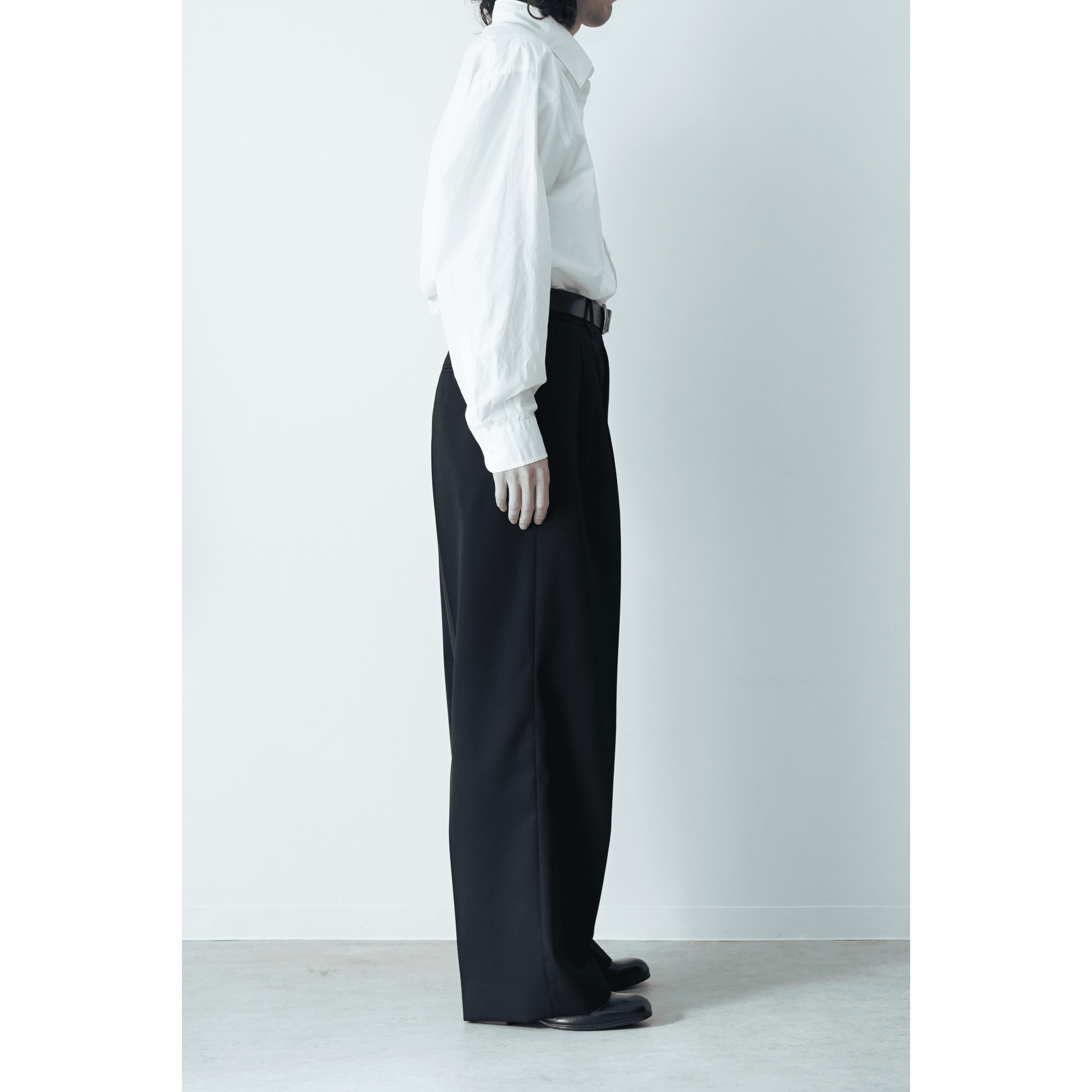 ssstein(シュタイン) long wide trousers Mサイズ ssstein / シュタイン】LONG WIDE TROUSERS - DARK CHARCOAL | 公式