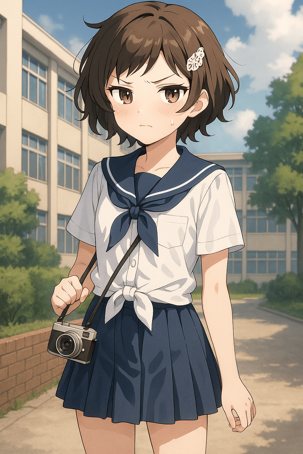 その一枚に、夏の終わりを閉じ込めて （AIイラスト）｜pickleees