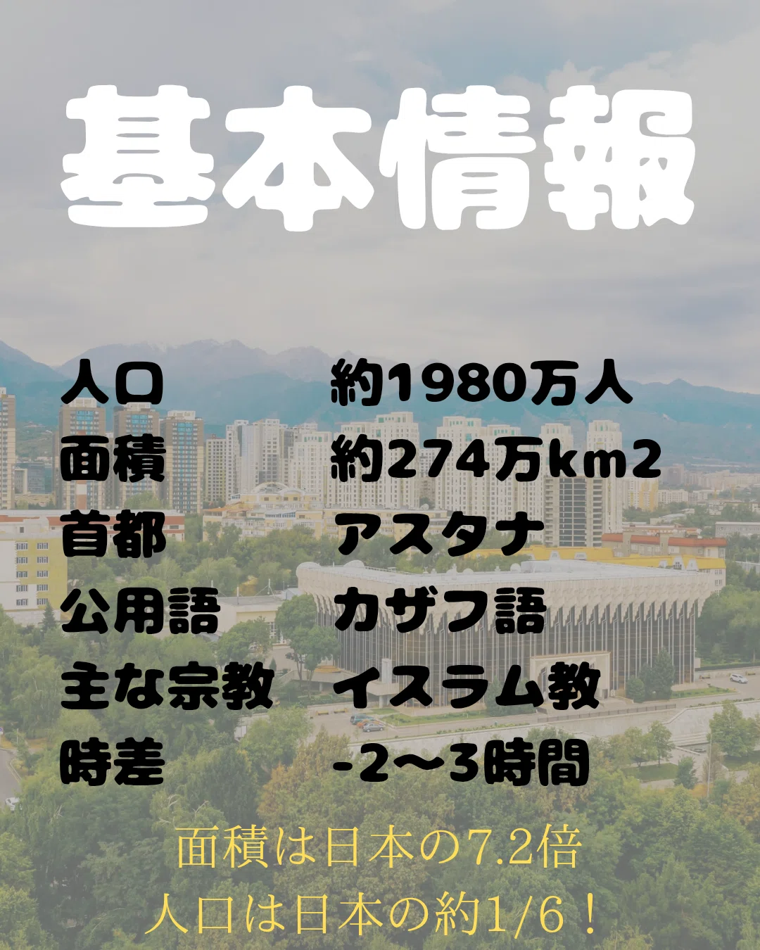 🇰🇿カザフスタン～自由な遊牧民の国～🏇｜ともき