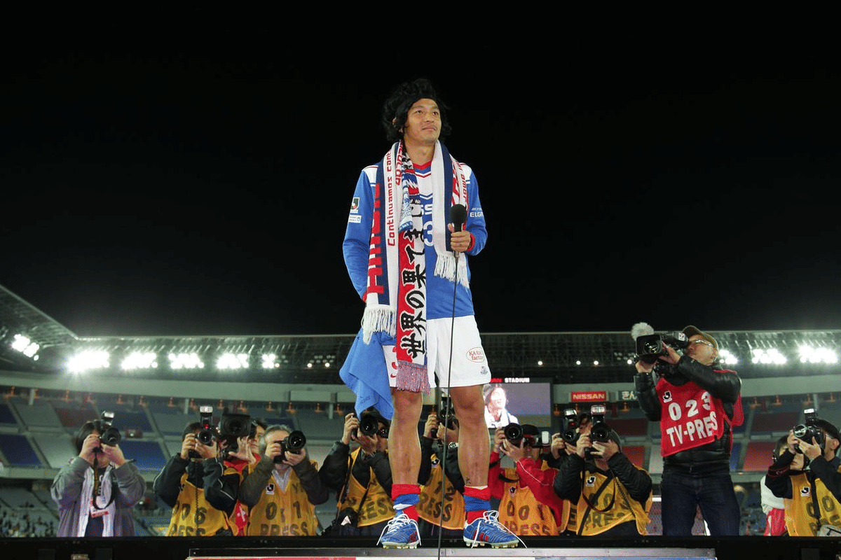 松田直樹　マリノス Forever3 #松田直樹 📷Photo by Getty Images #日本代表 #daihyo