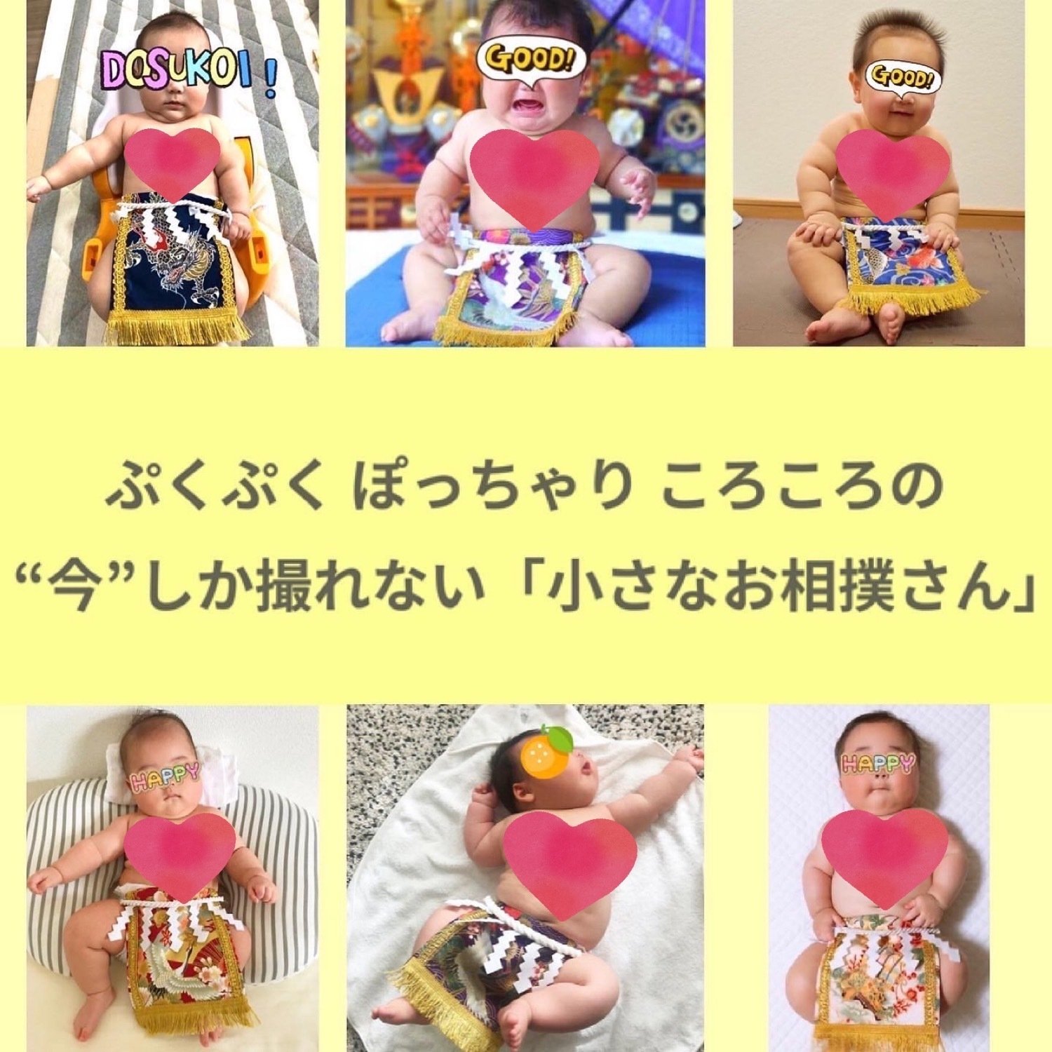 激かわ！赤ちゃん化粧まわし「えびすこくん」をご紹介します