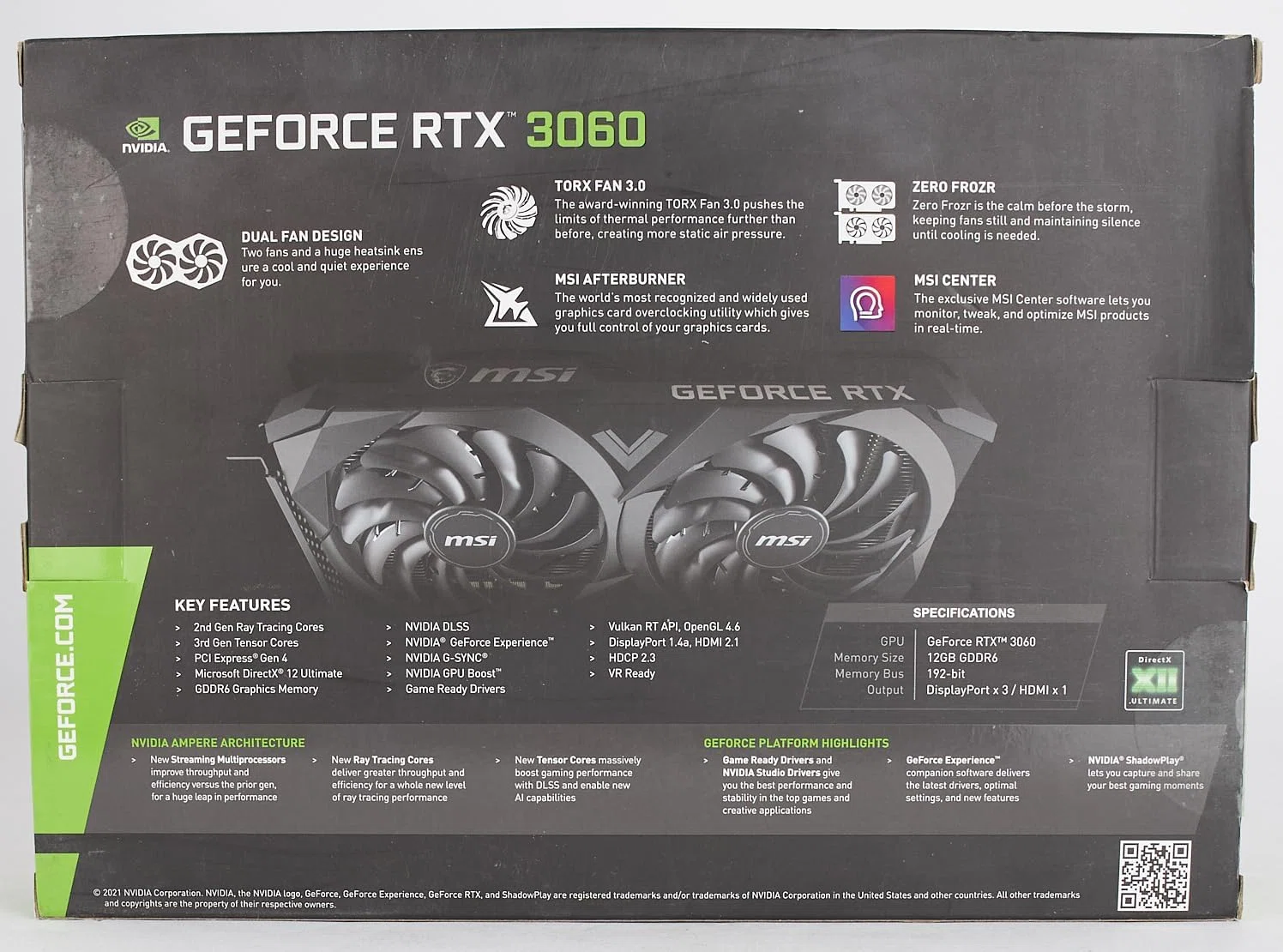 【専用】12枚 MSI GeForce RTX 3060 VENTUS 2X 12G OC｜GetGadgetGot