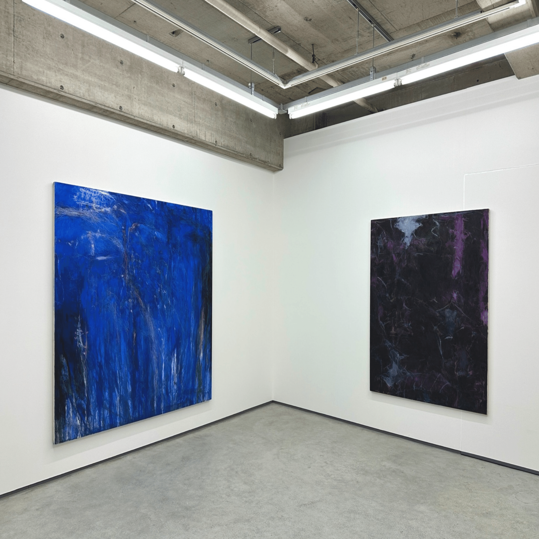 八丁堀のヒノギャラリーにて、6月14日まで。松本陽子展の作品は大作