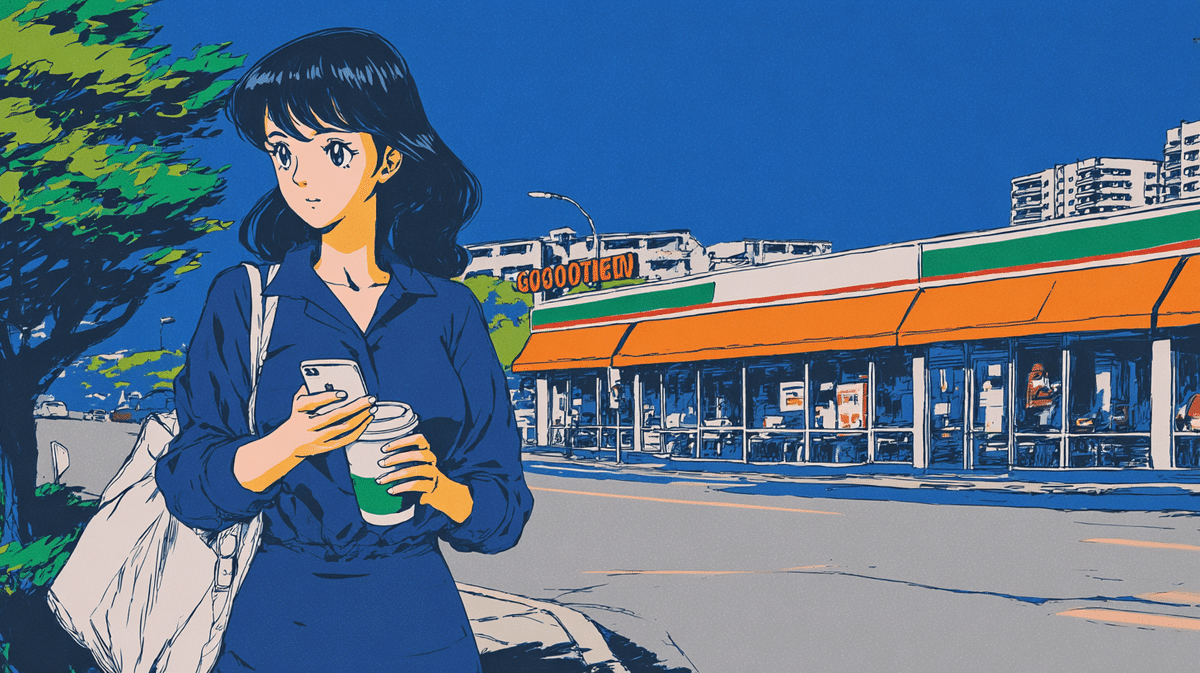 スーパー、コーヒー、青