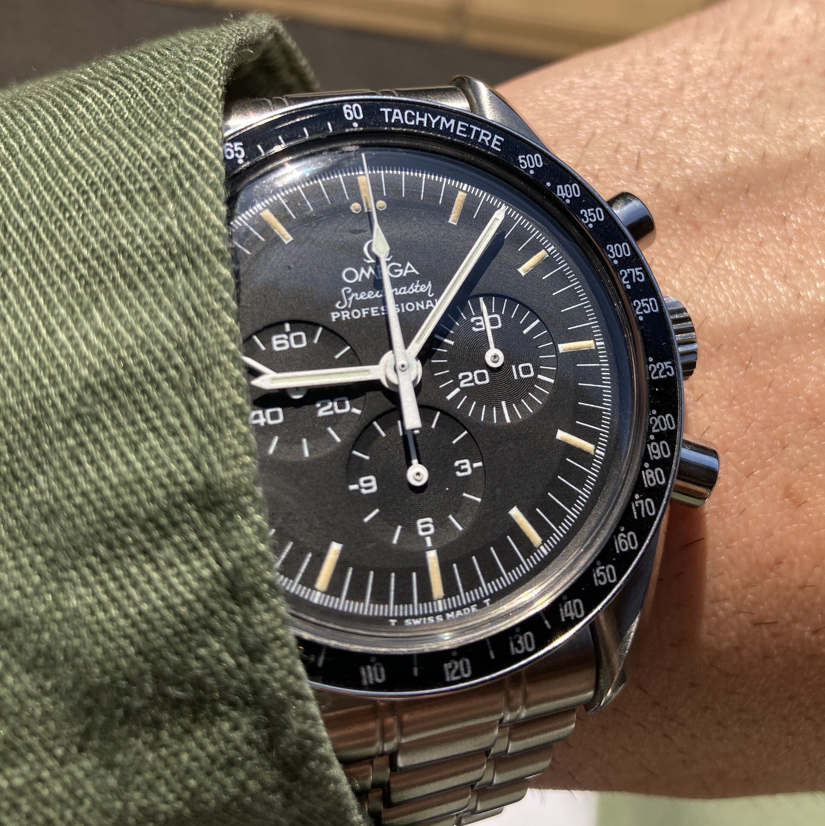 スピードマスターはあえて自動巻きの3510.50のほうが