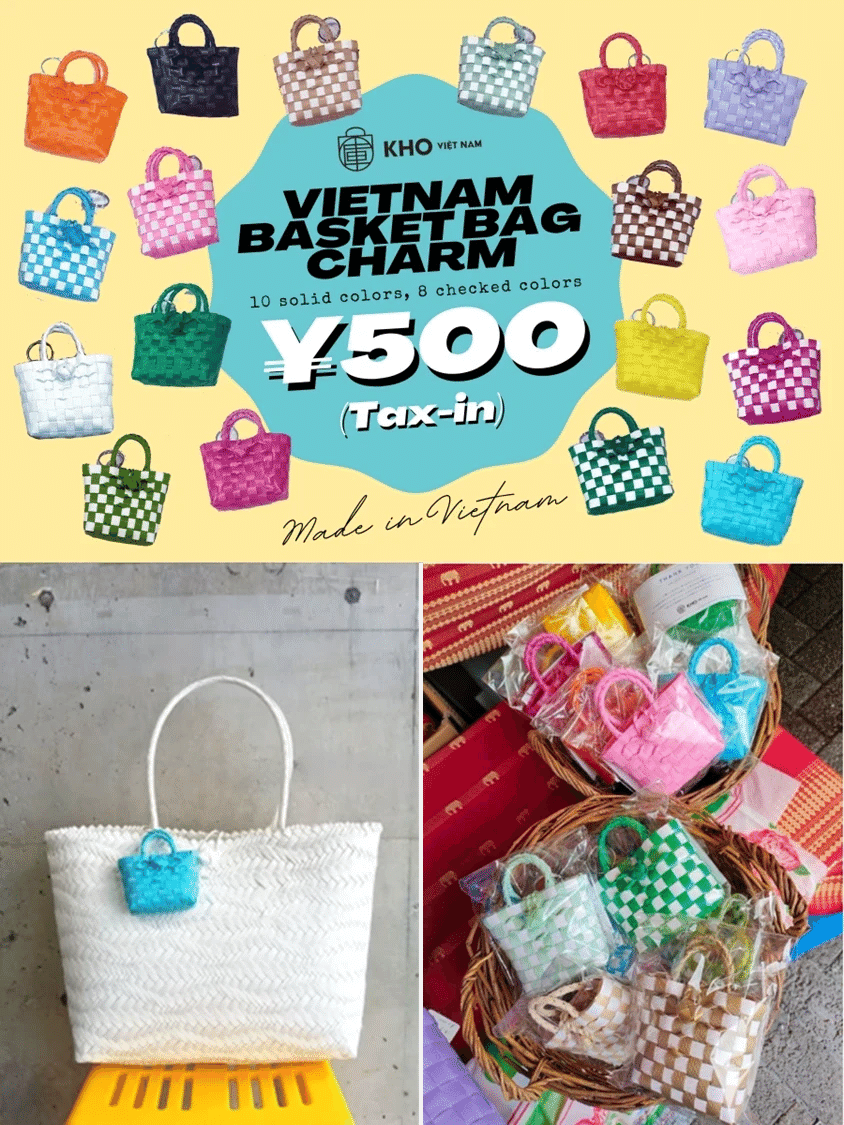 ベトナムカゴバッグ店【Kho Vietnam】イベント出店レポート