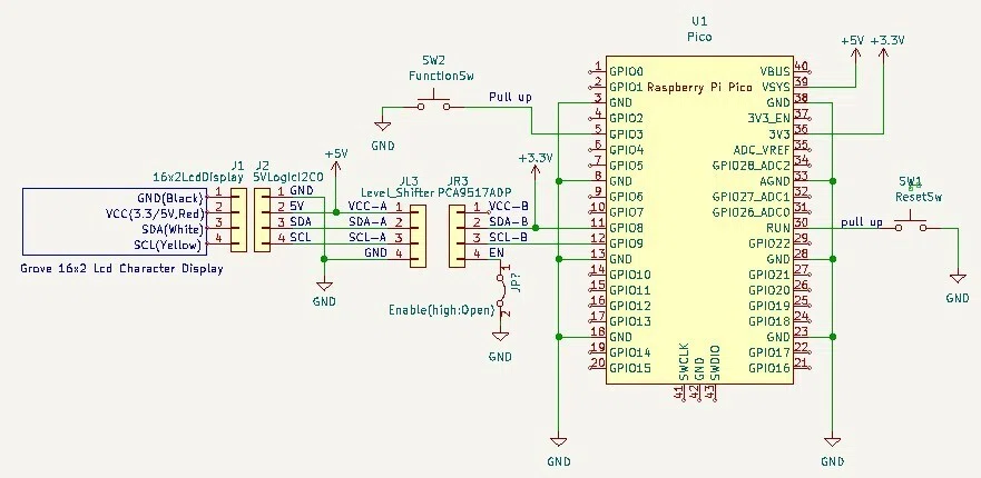 8．GROVE LCD表示-Raspberry Pi Pico Windows C言語プログラミング入門