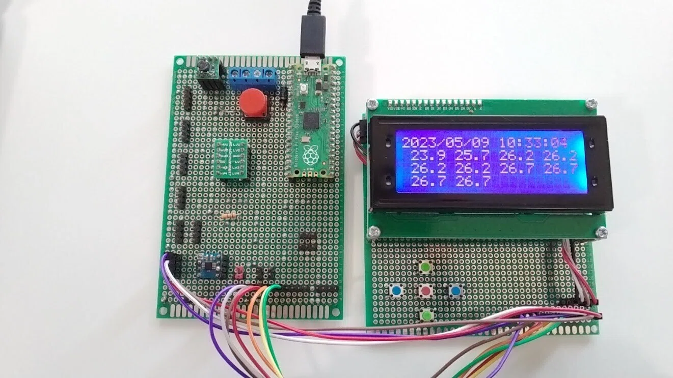 8．GROVE LCD表示-Raspberry Pi Pico Windows C言語プログラミング入門