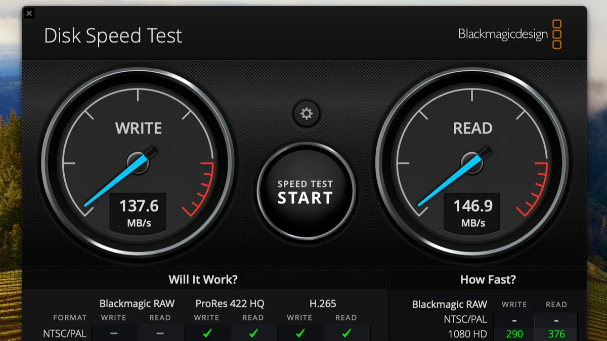 UGREEN NASync DXP4800 PlusのWi-Fi接続時の速度チェック結果