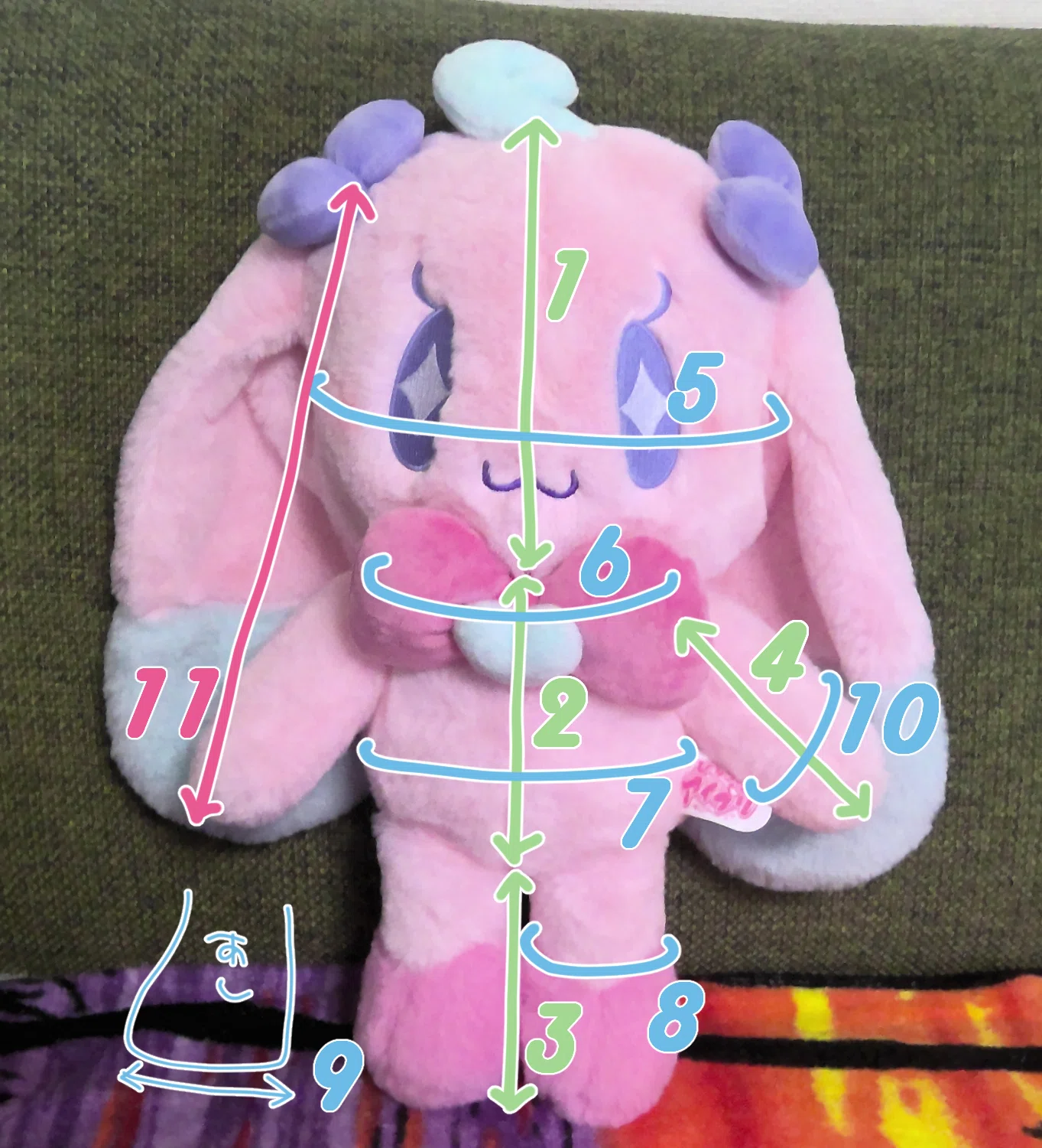 資料】プリうさぬいサイズ計測＋他社服との互換性｜ボンド / Luna☤antiqua