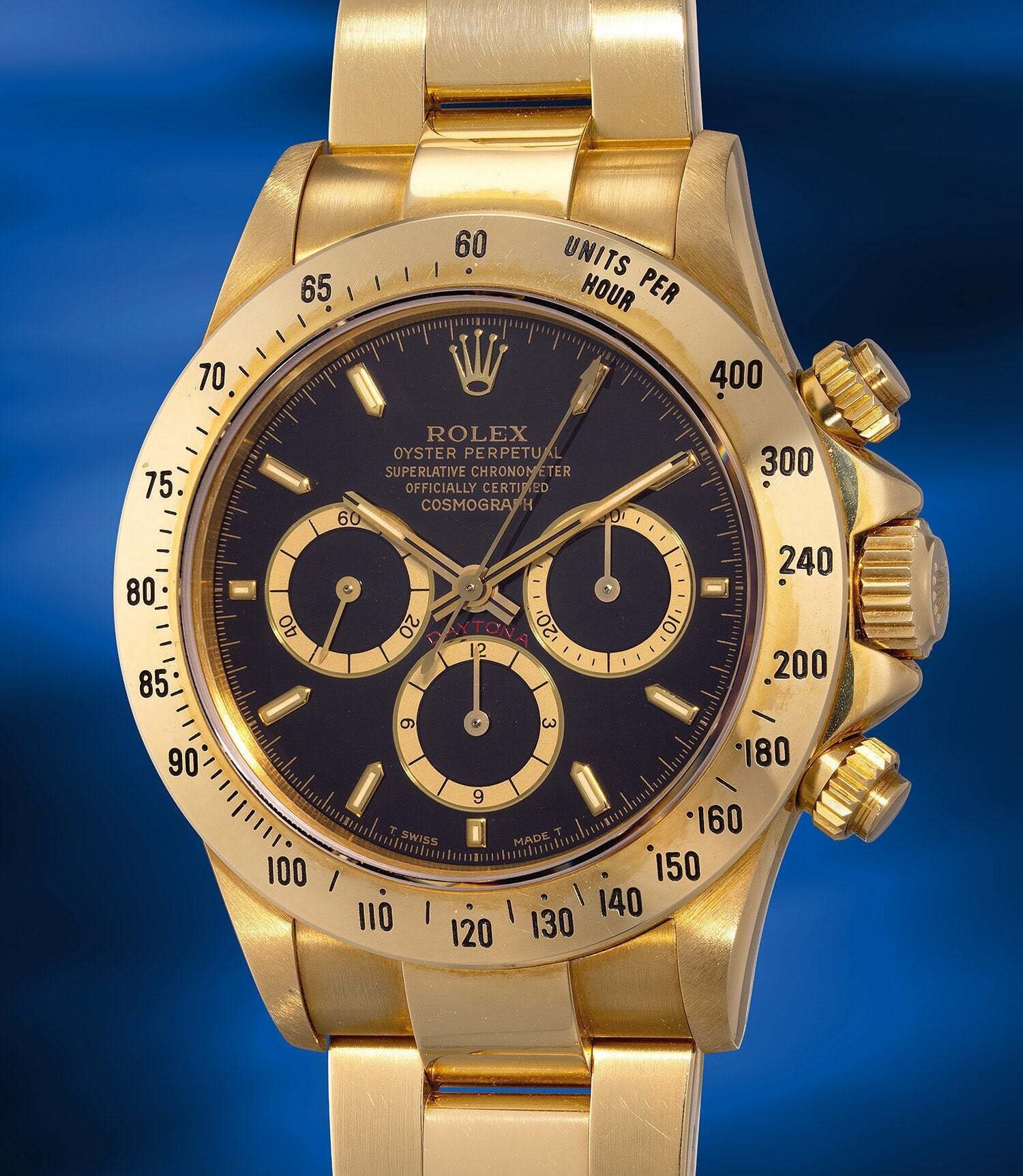 きのこママページ 逆6 シングルトリチウム 金無垢デイトナ 16528 N1番 シャンパン