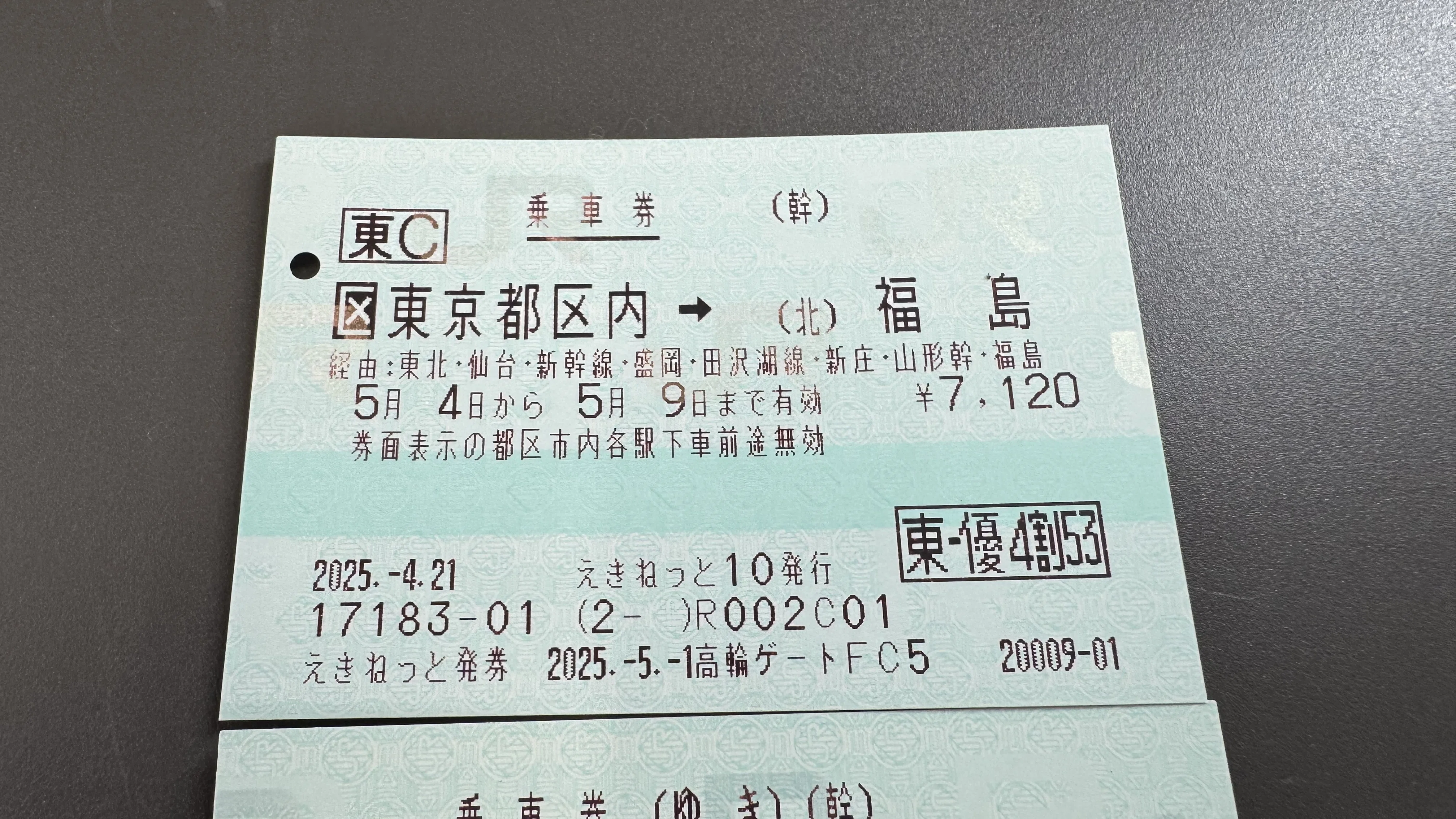 フリーきっぷに頼らない